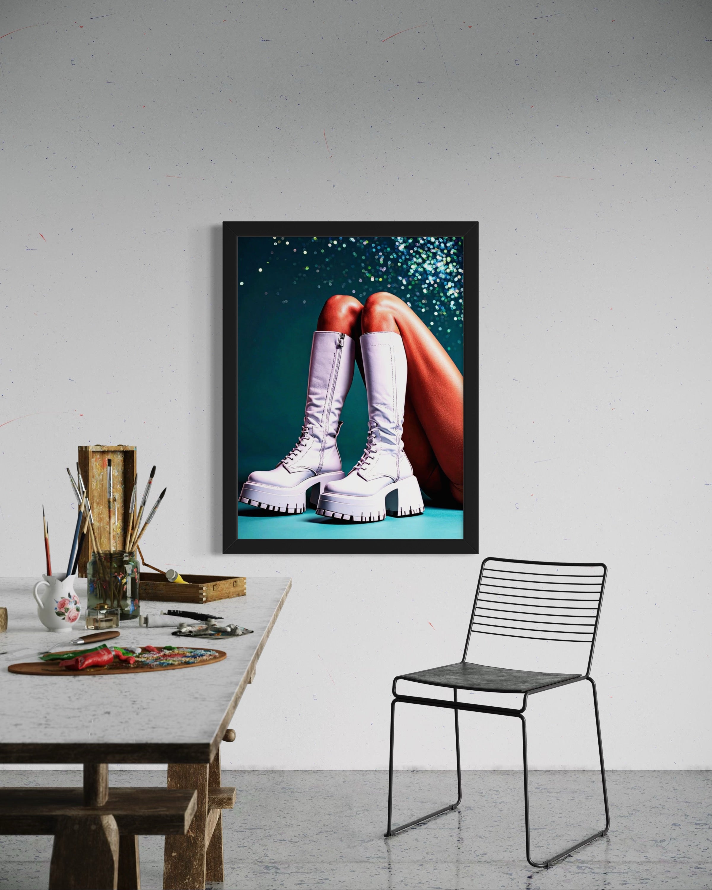 Platform Knee High GoGos Museum Print