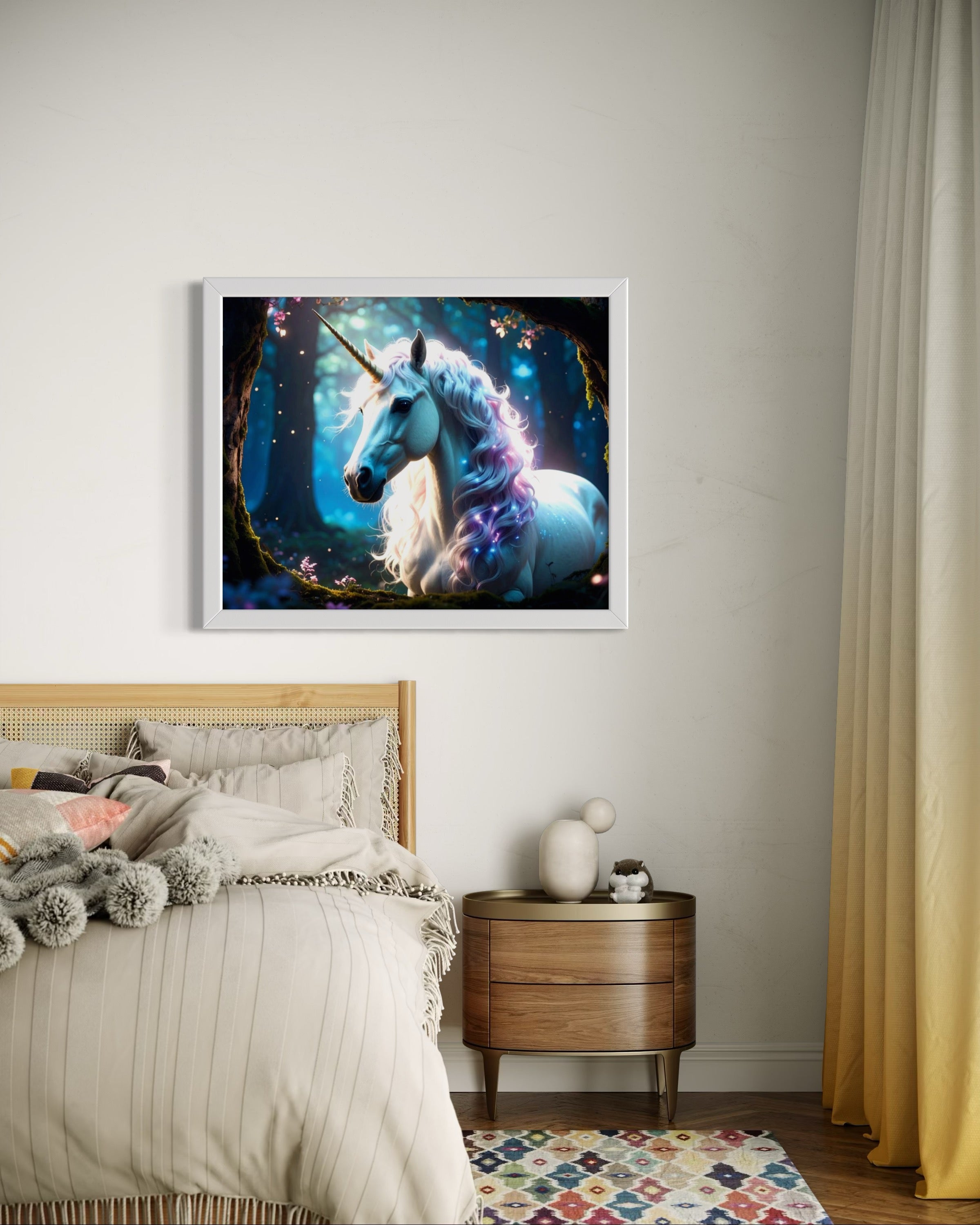 Sadie the Magical Unicorn Museum Print