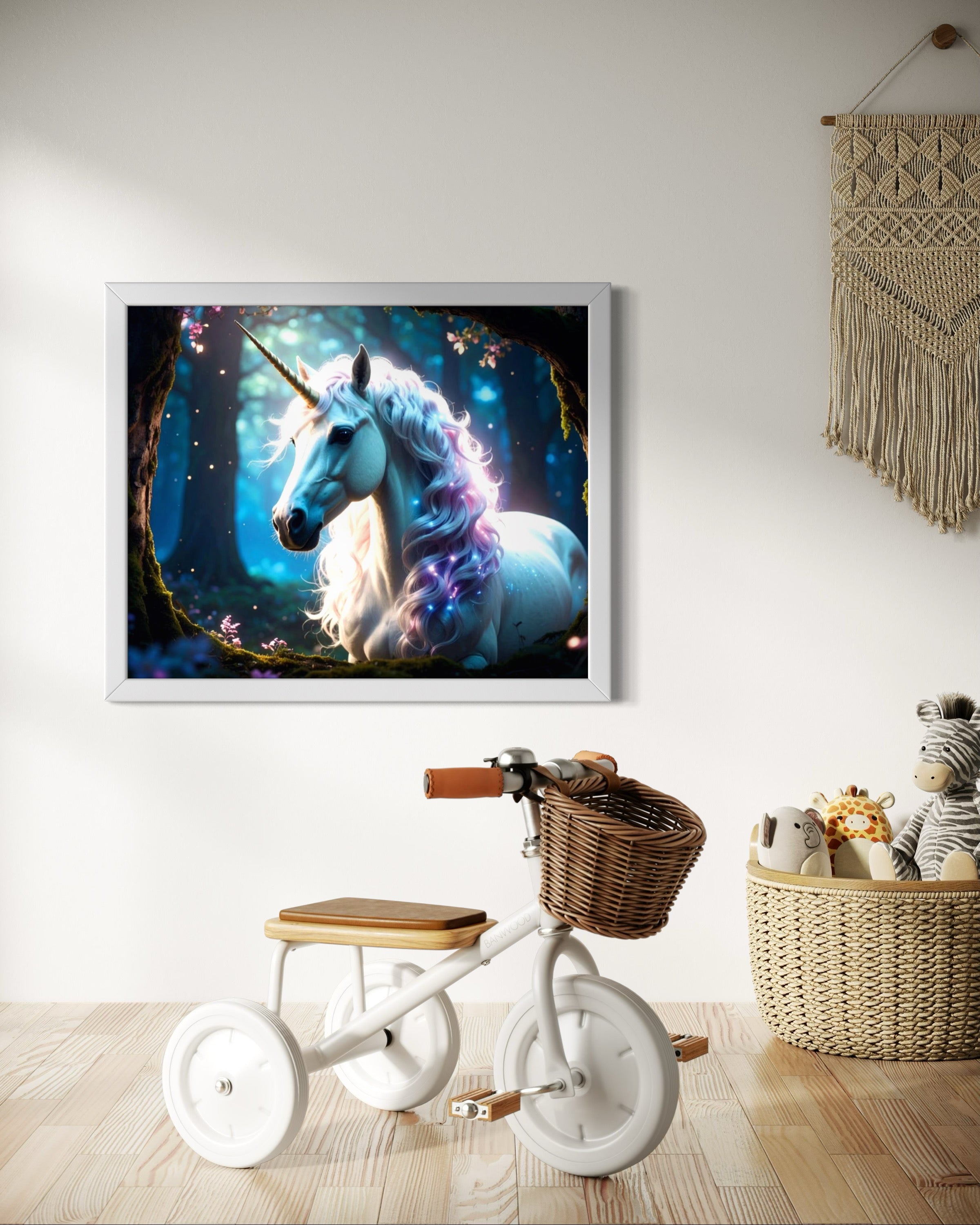 Sadie the Magical Unicorn Museum Print