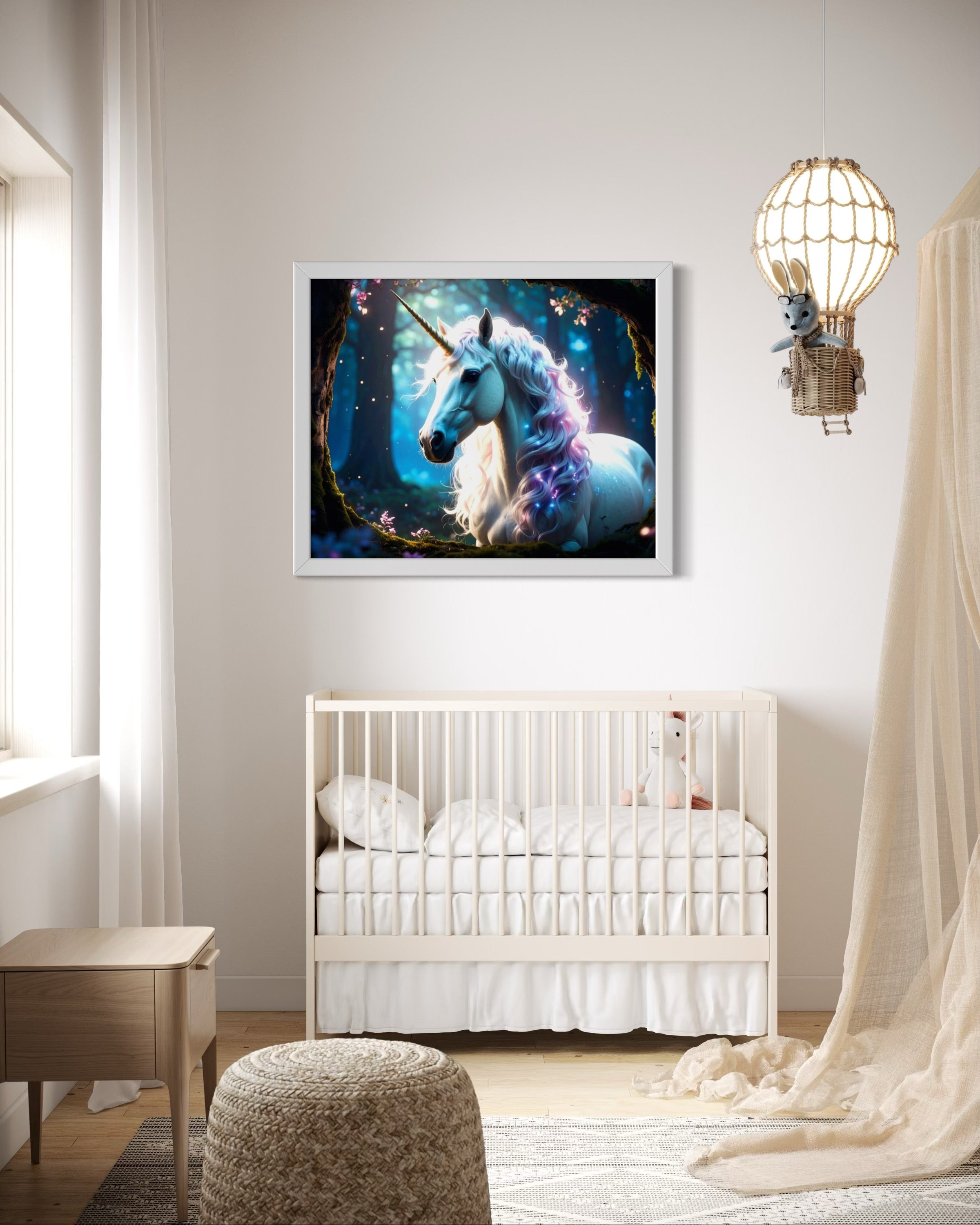 Sadie the Magical Unicorn Museum Print