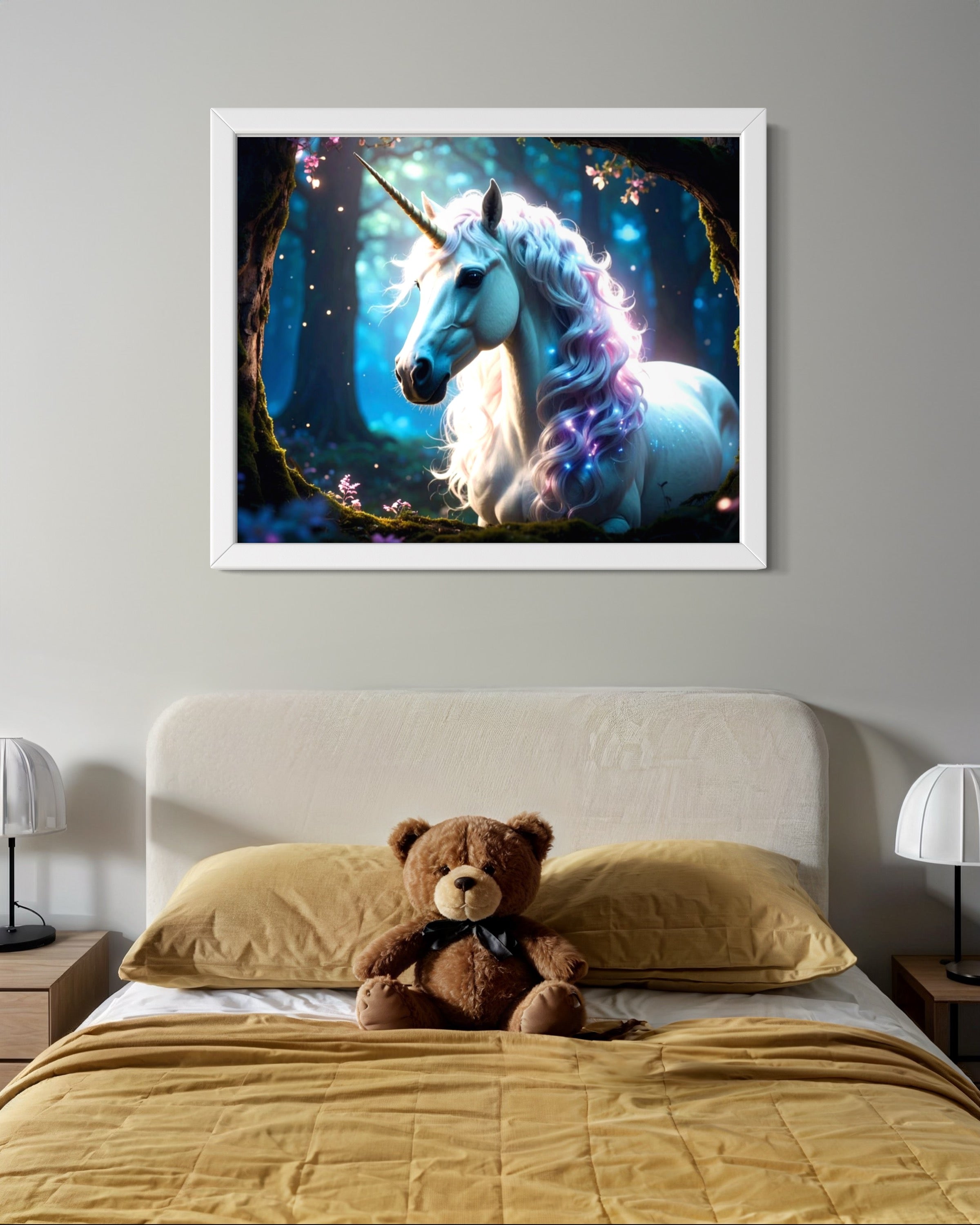Sadie the Magical Unicorn Museum Print