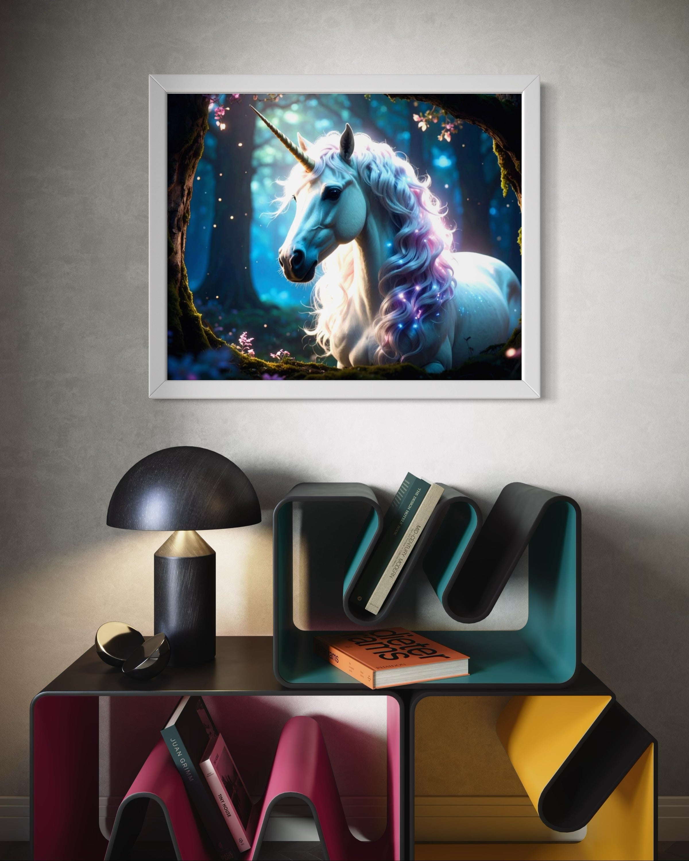 Sadie the Magical Unicorn Museum Print