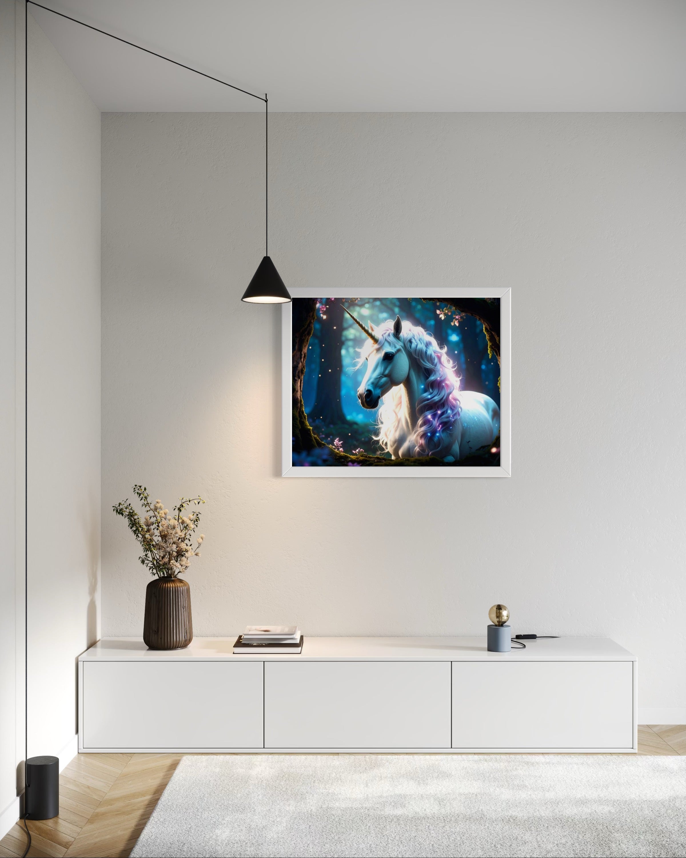 Sadie the Magical Unicorn Museum Print