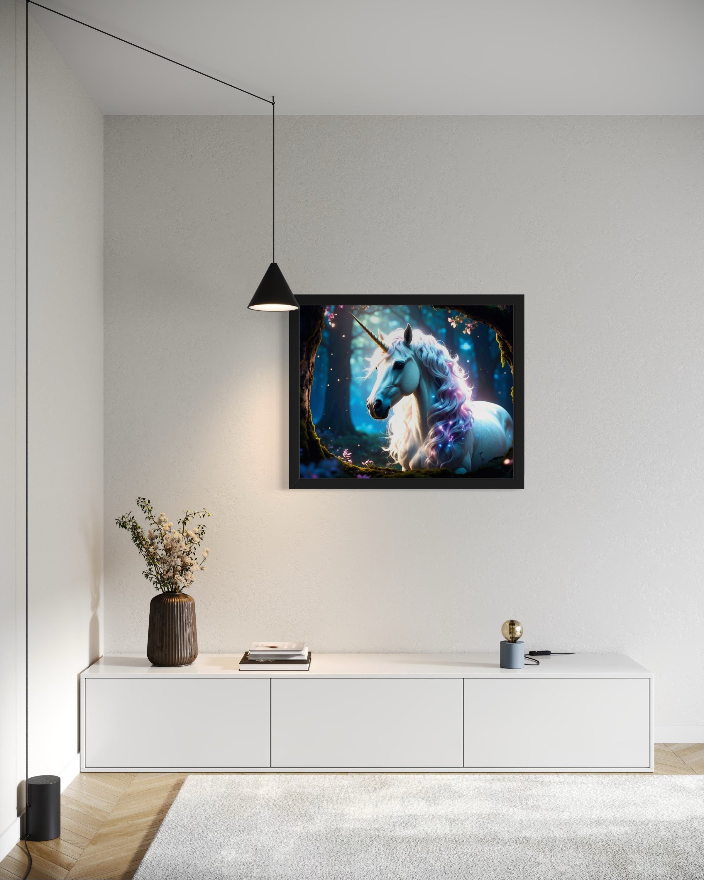 Sadie the Magical Unicorn Museum Print