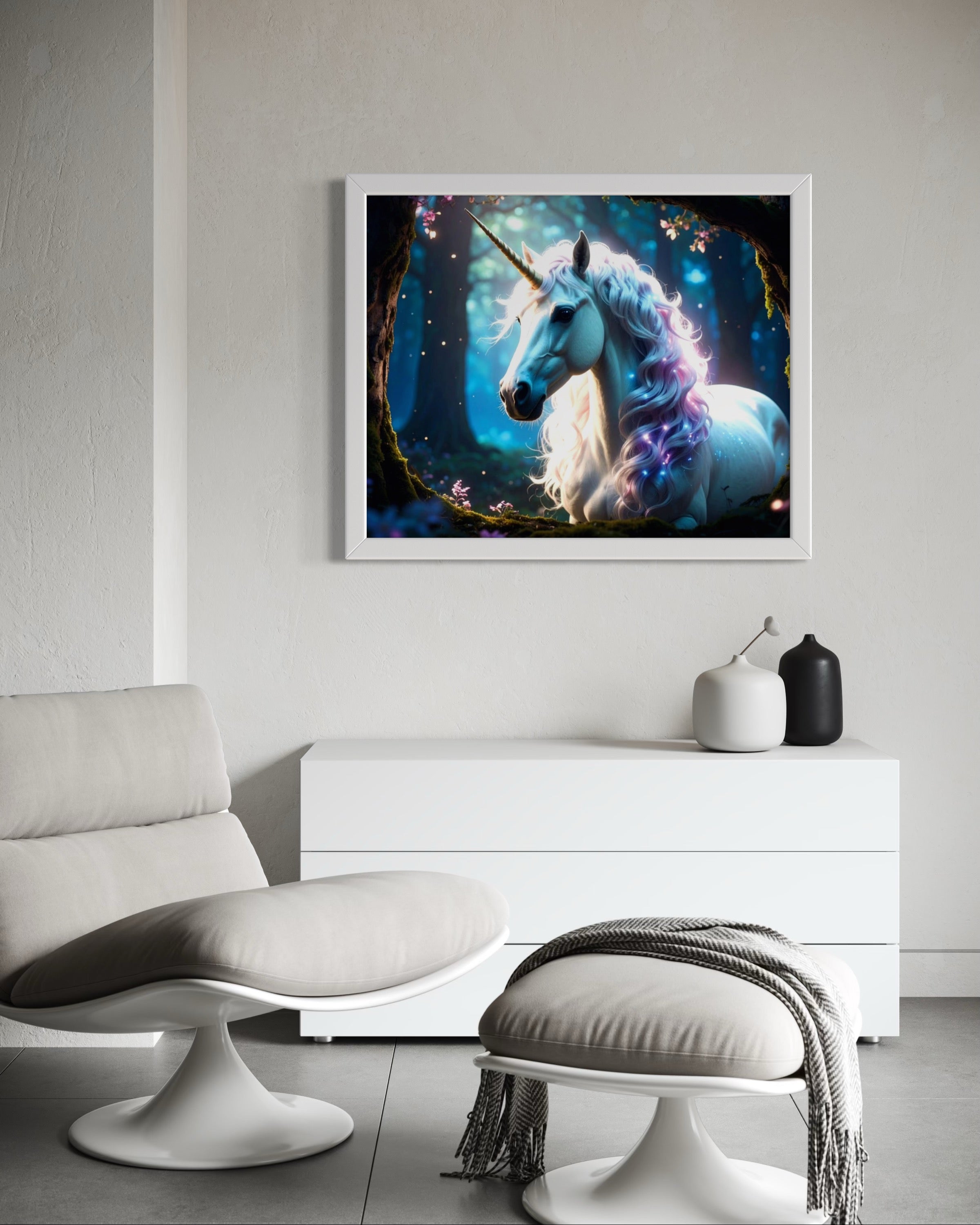 Sadie the Magical Unicorn Museum Print