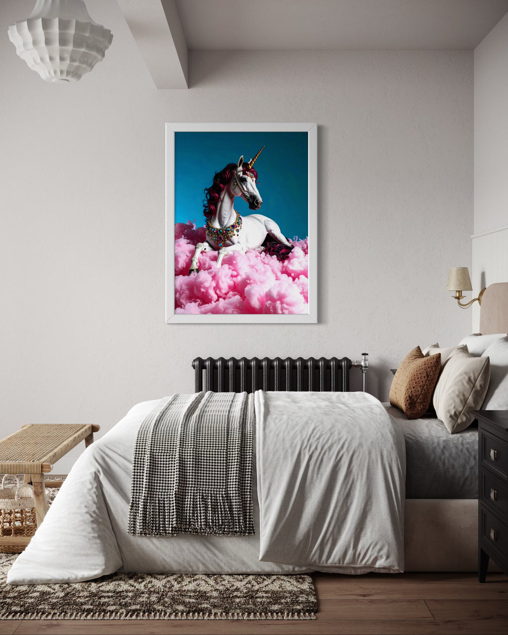 Magenta the Royal Unicorn Museum Print