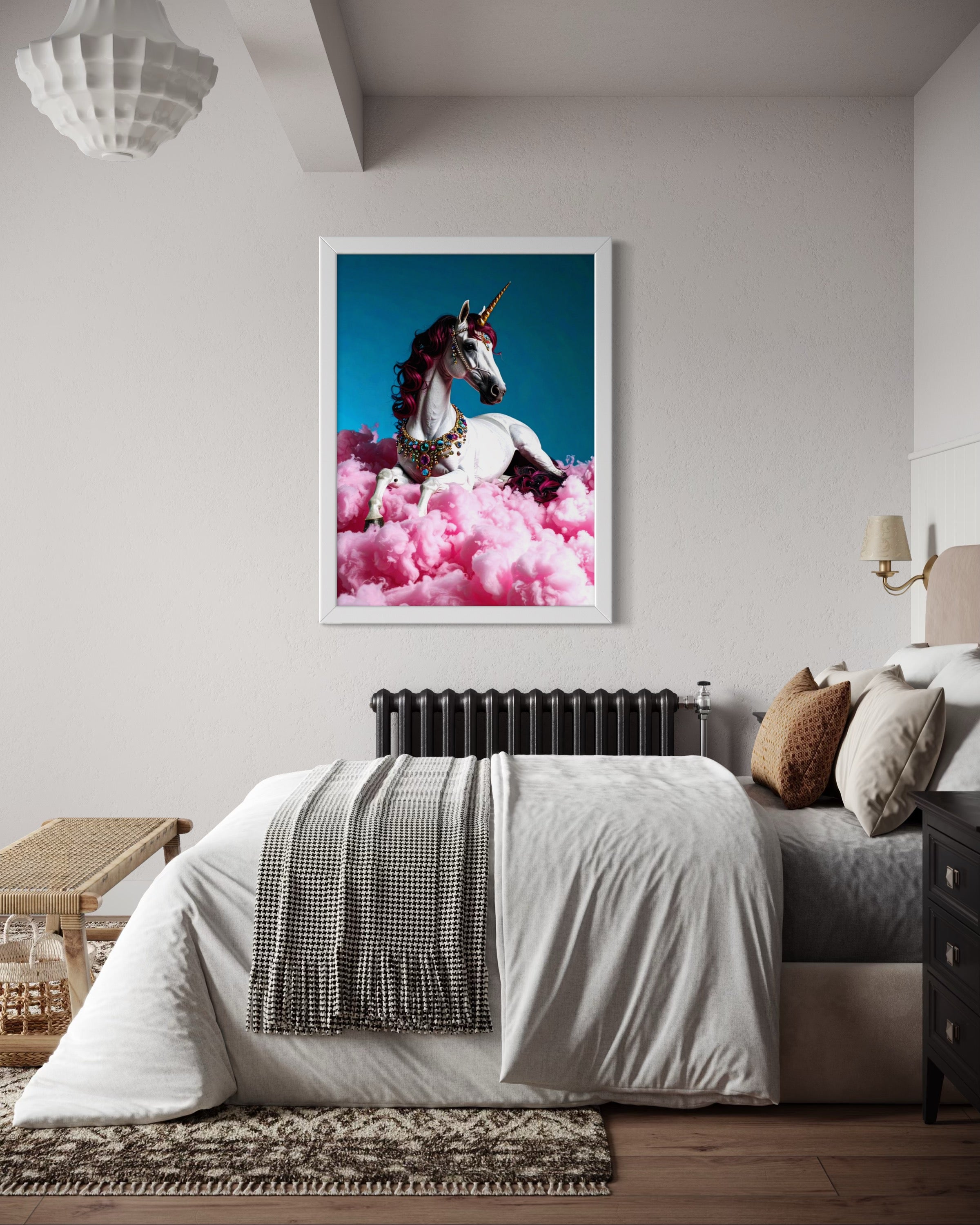 Magenta the Royal Unicorn Museum Print
