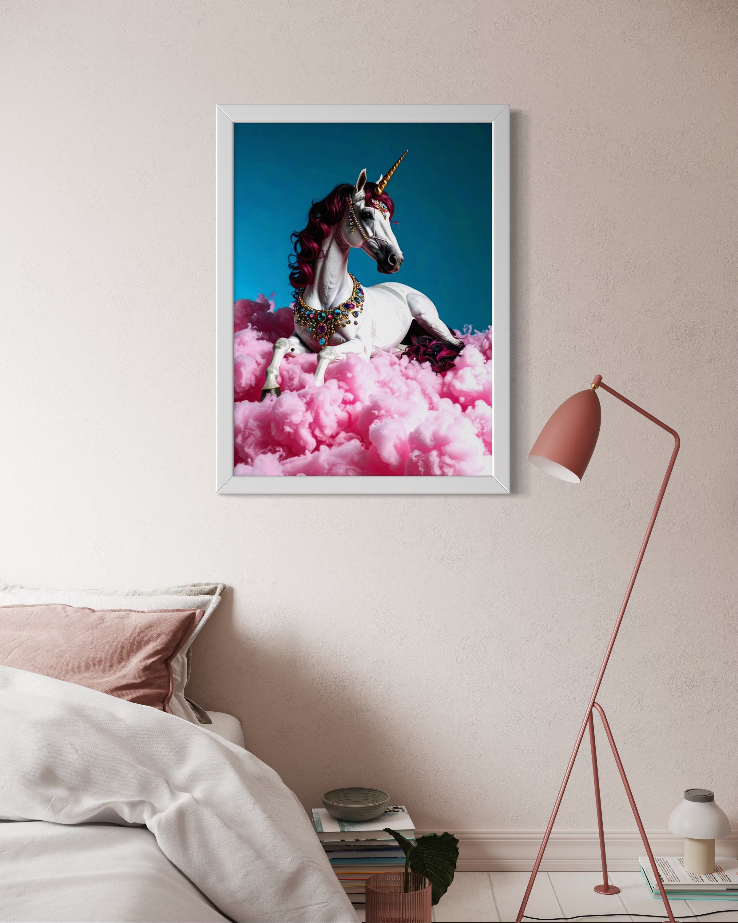 Magenta the Royal Unicorn Museum Print
