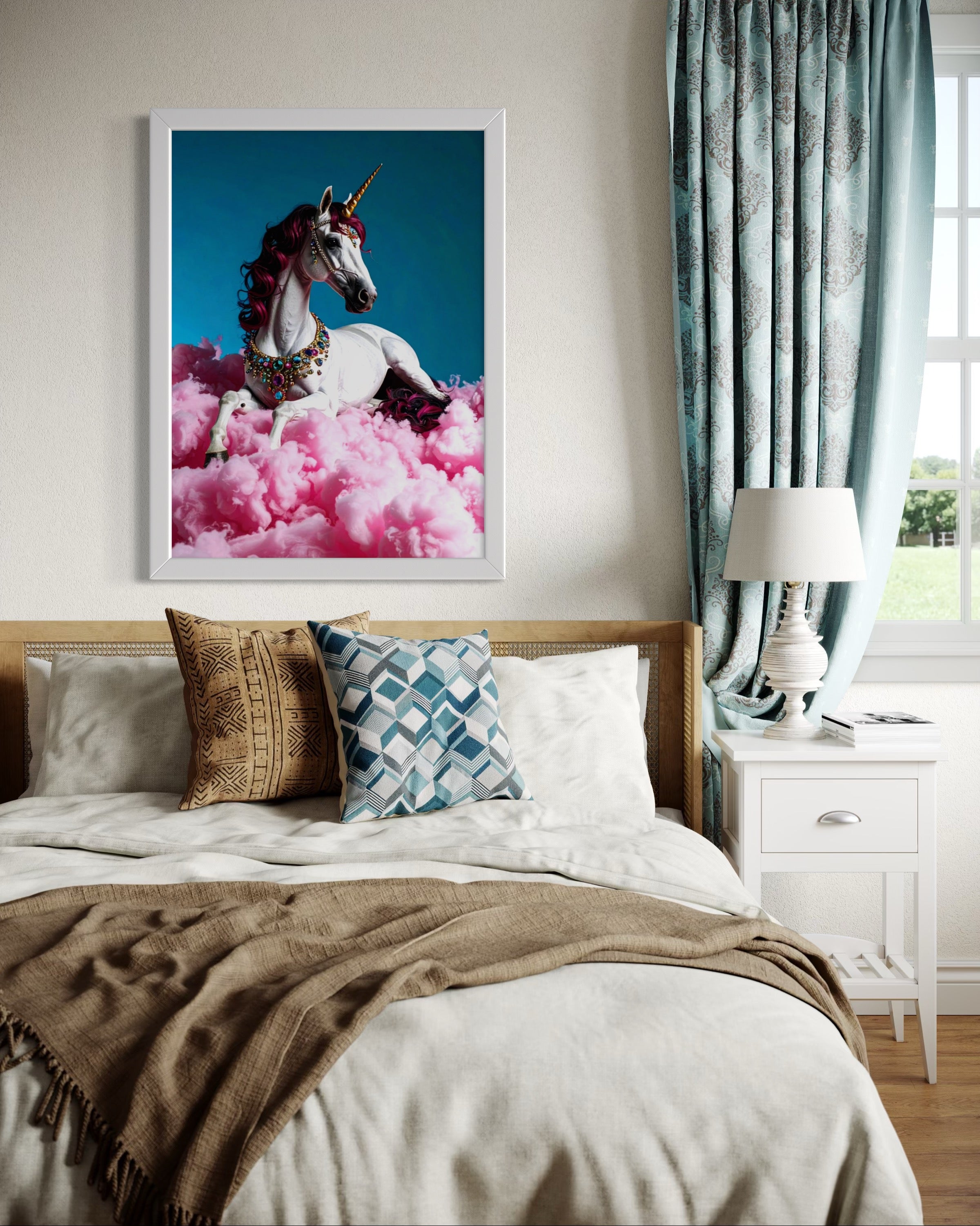 Magenta the Royal Unicorn Museum Print