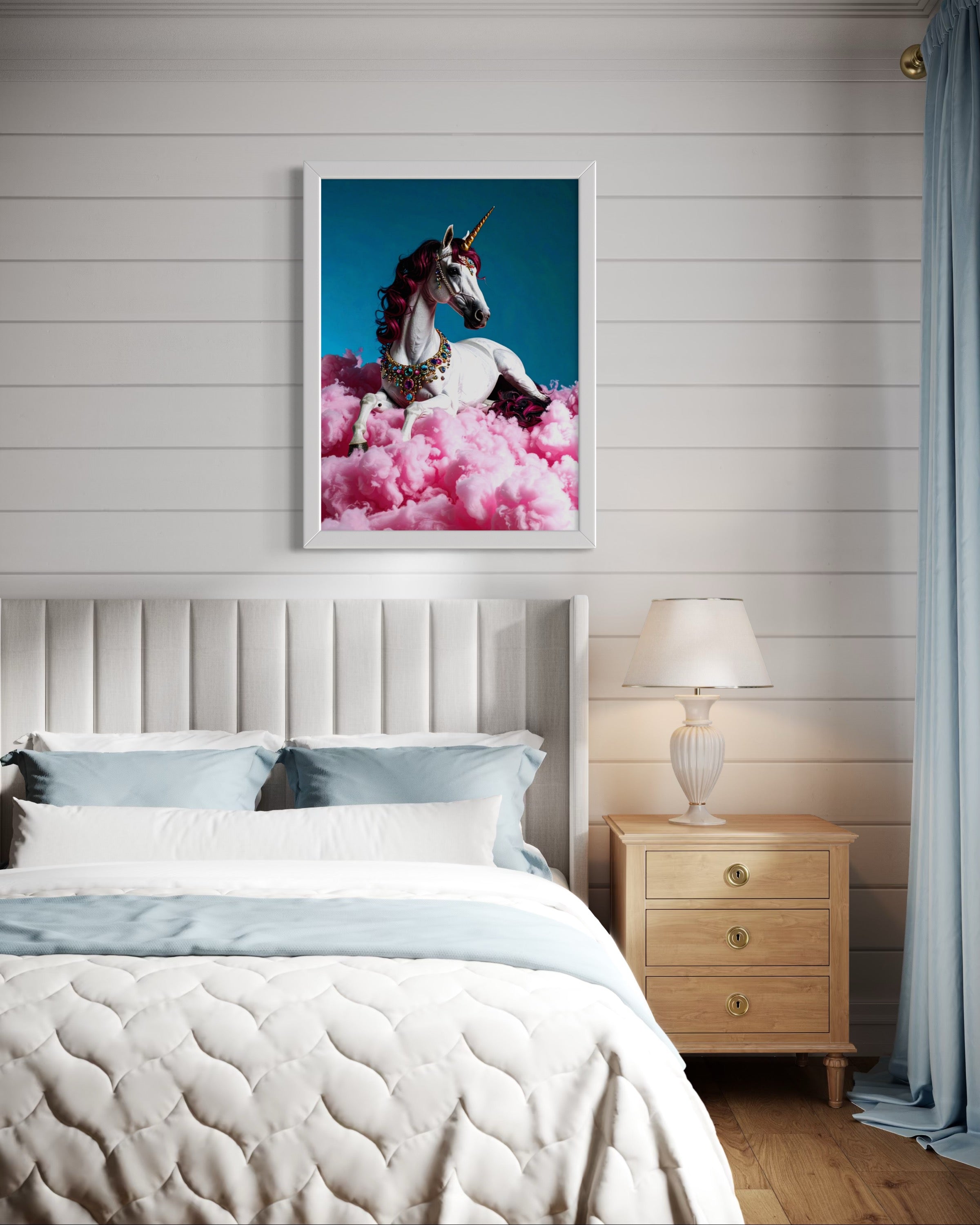 Magenta the Royal Unicorn Museum Print