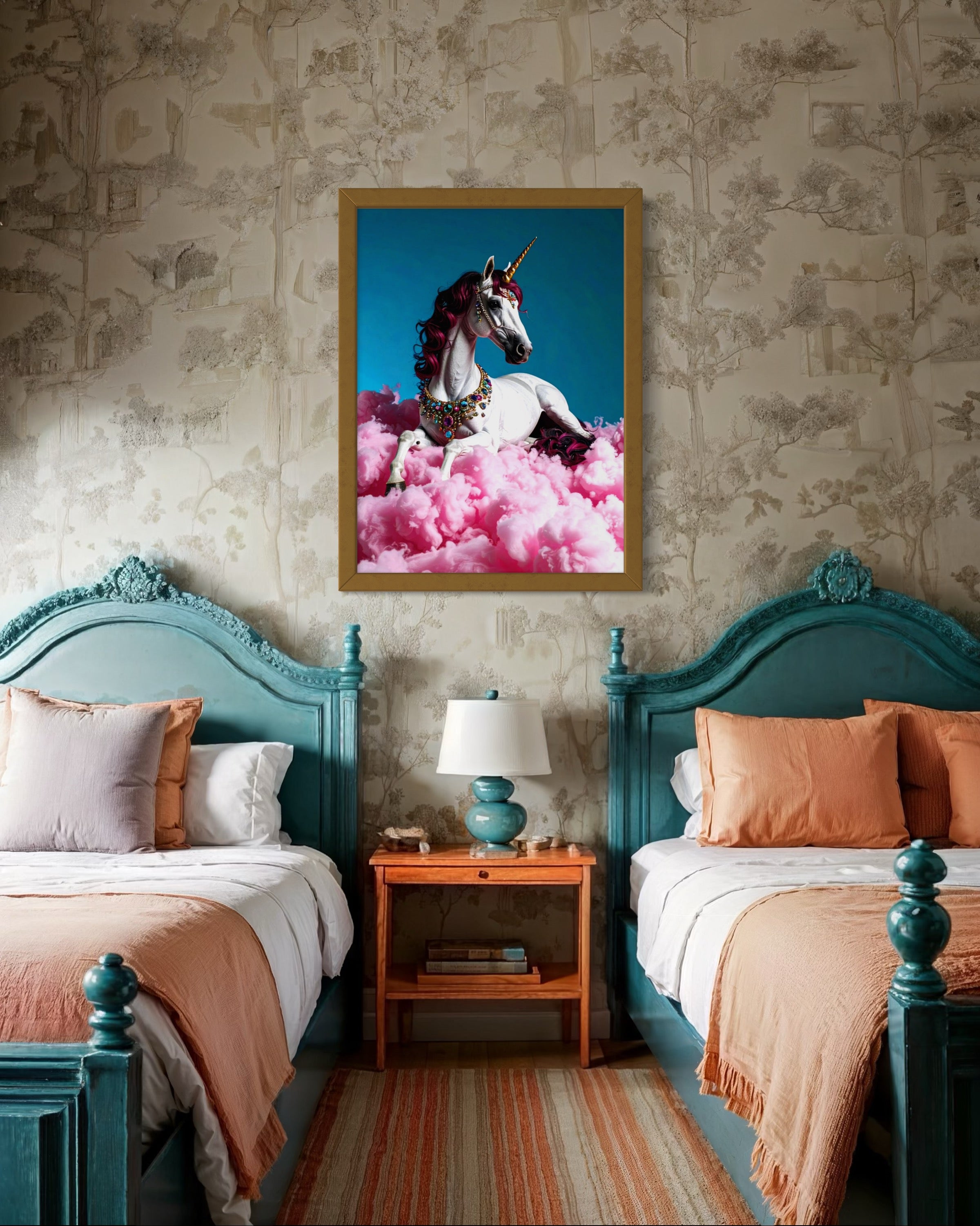 Magenta the Royal Unicorn Museum Print