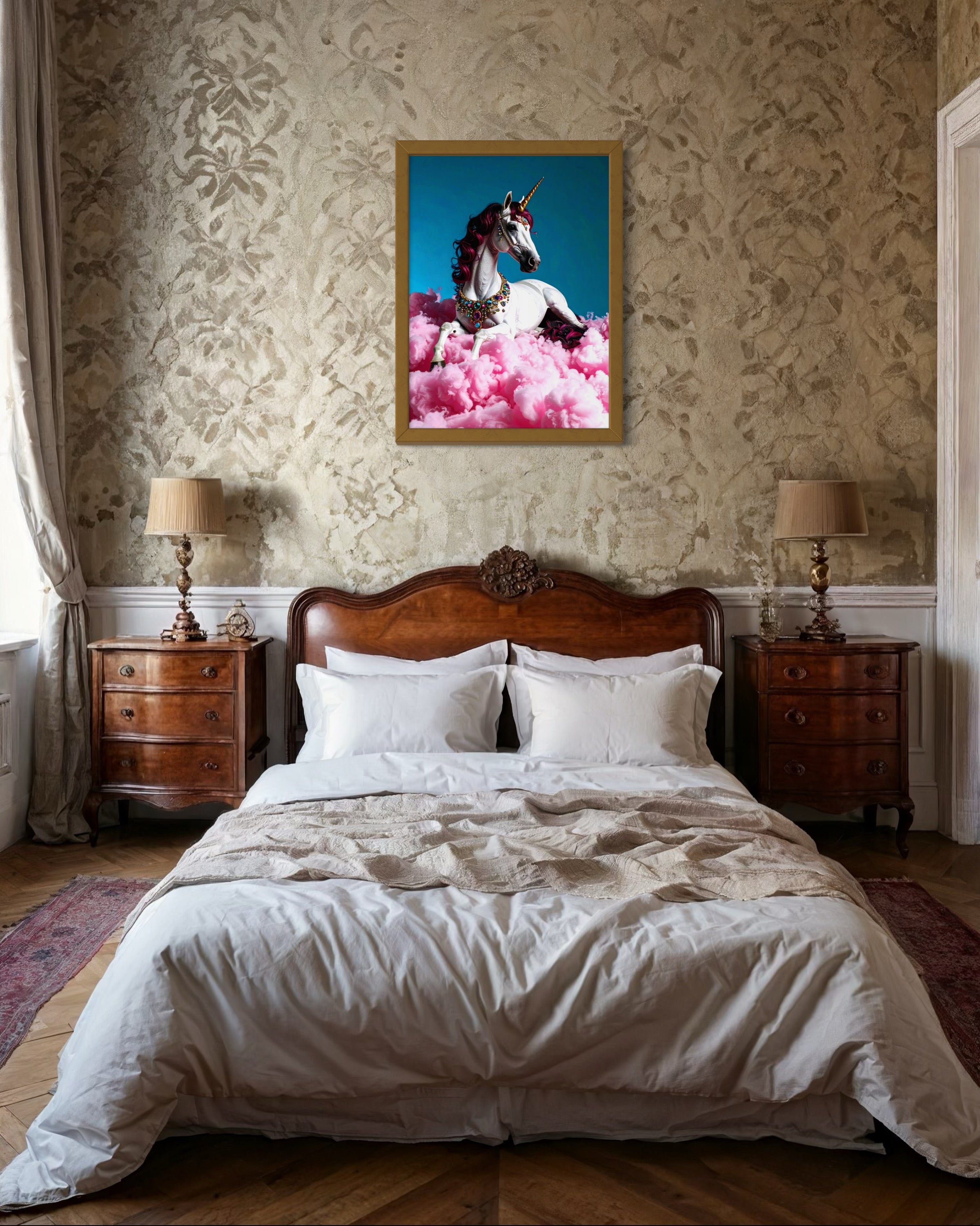 Magenta the Royal Unicorn Museum Print
