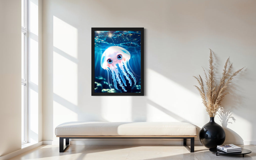 The Happy Jellyfish Museum Print