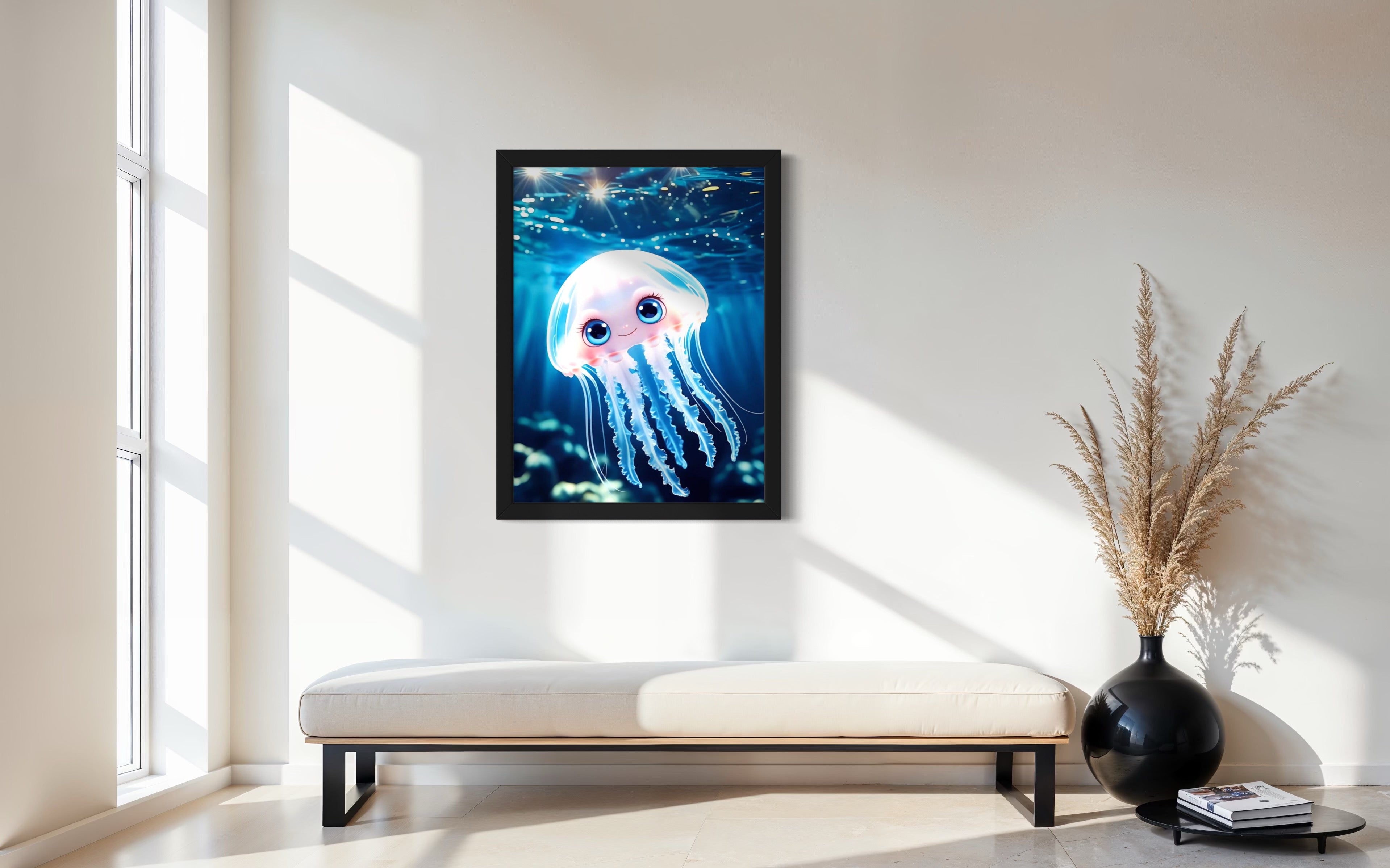 The Happy Jellyfish Museum Print