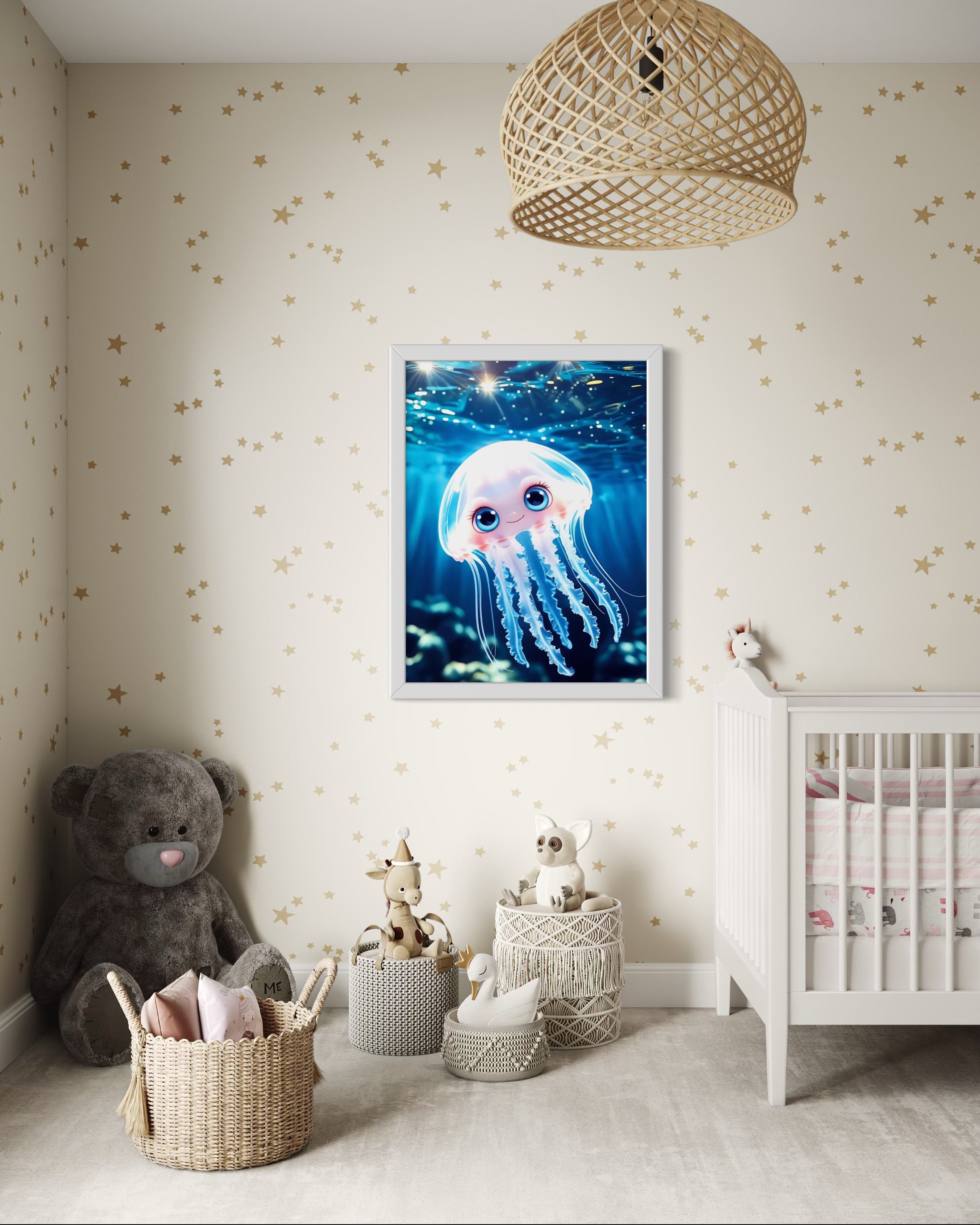 The Happy Jellyfish Museum Print