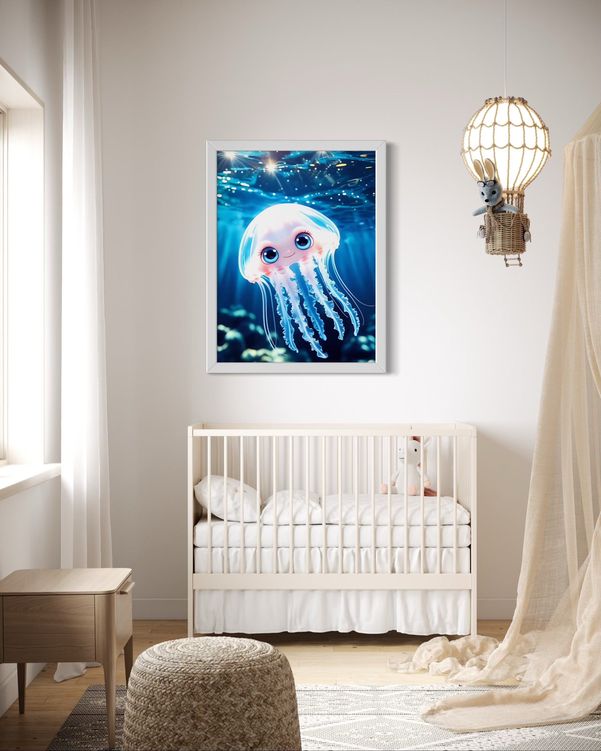 The Happy Jellyfish Museum Print