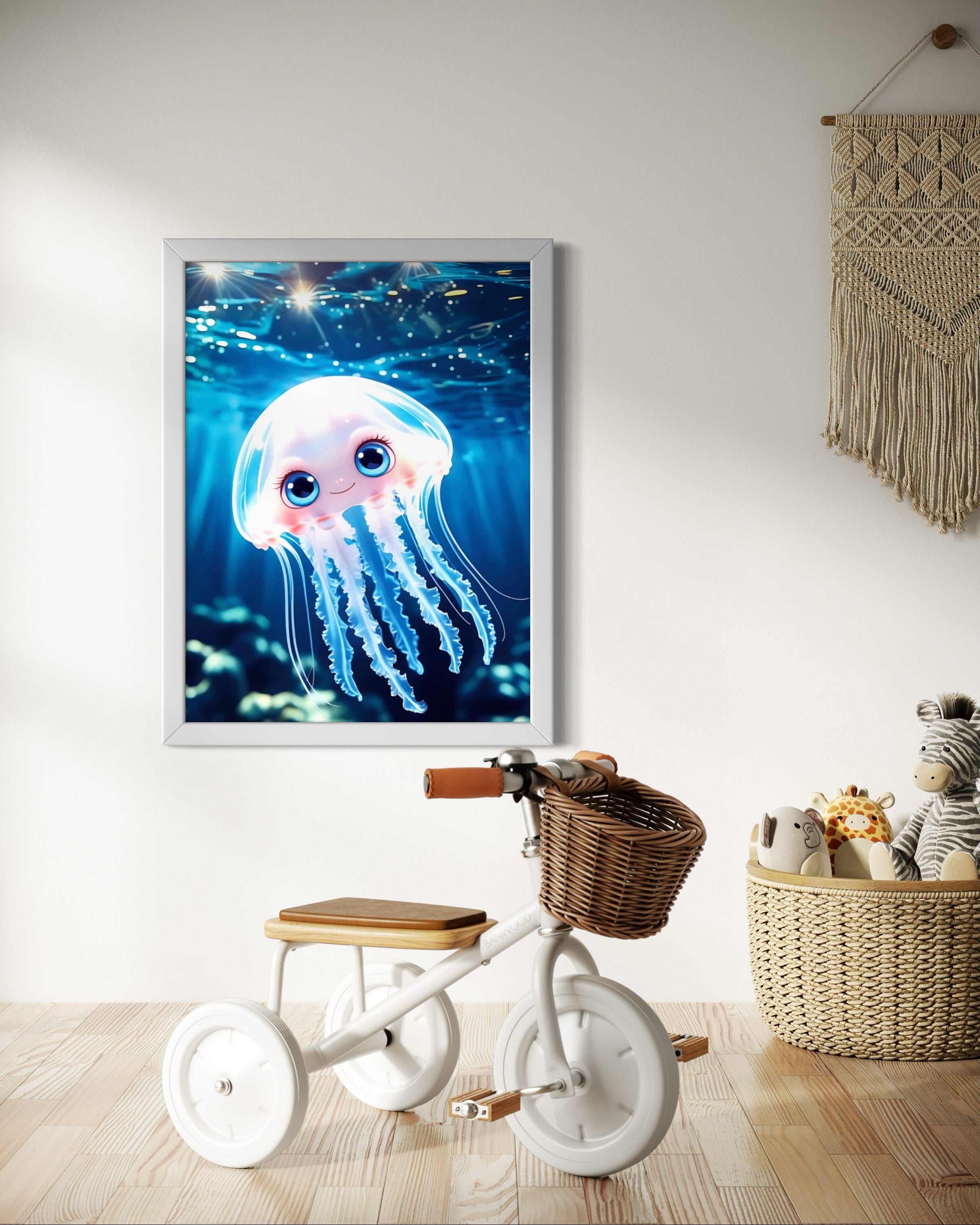 The Happy Jellyfish Museum Print