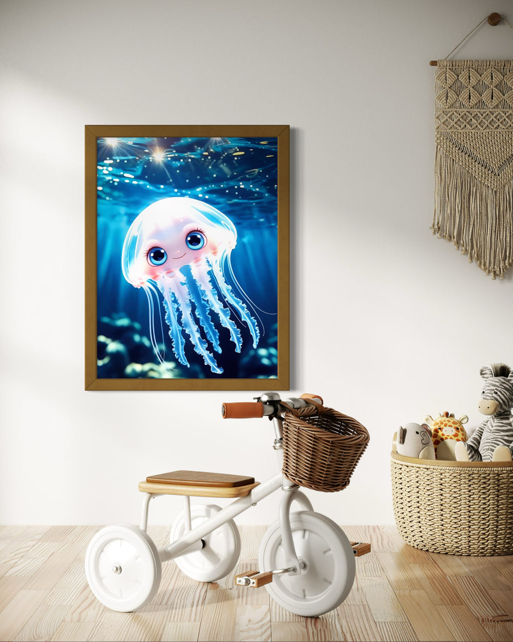 The Happy Jellyfish Museum Print