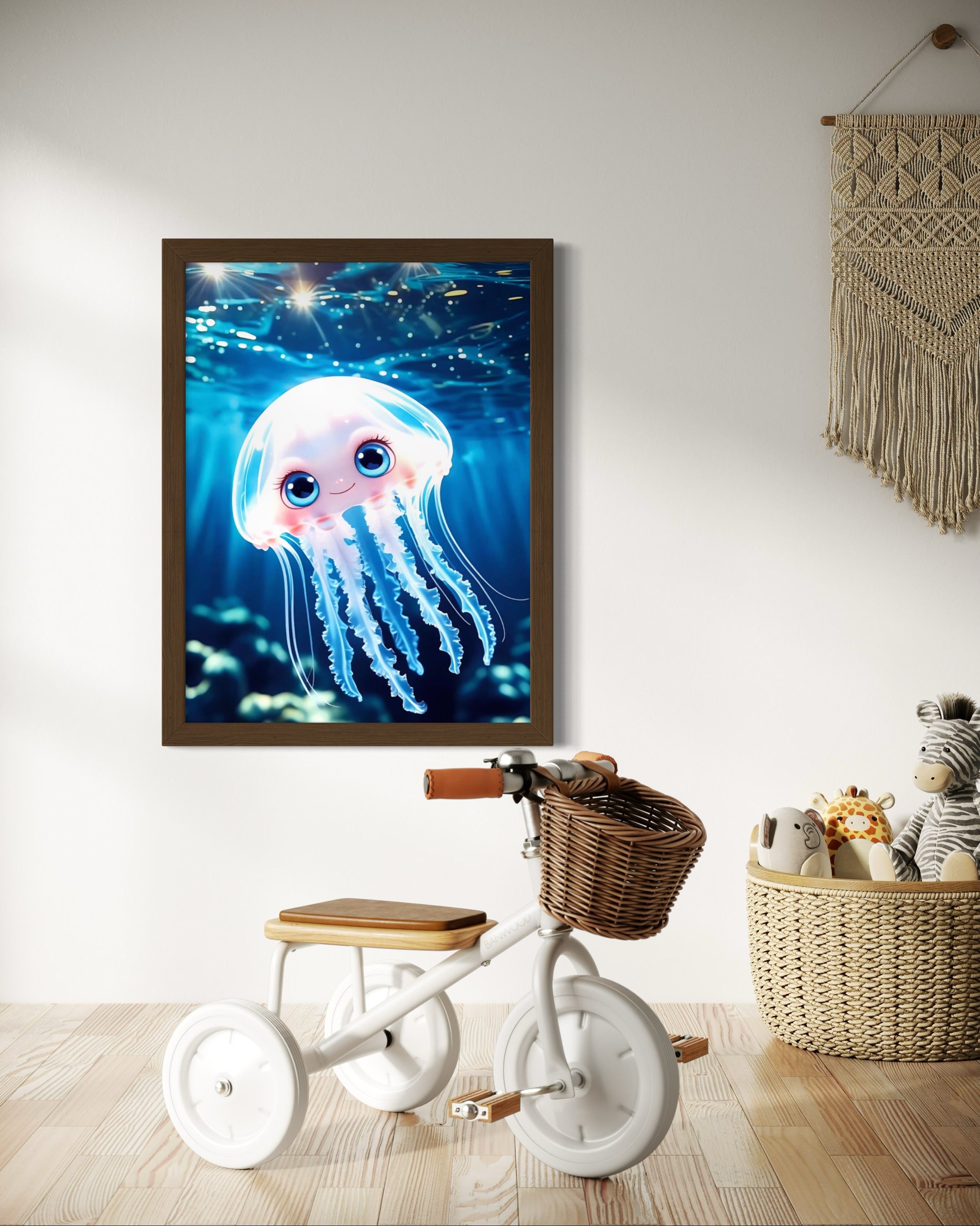 The Happy Jellyfish Museum Print