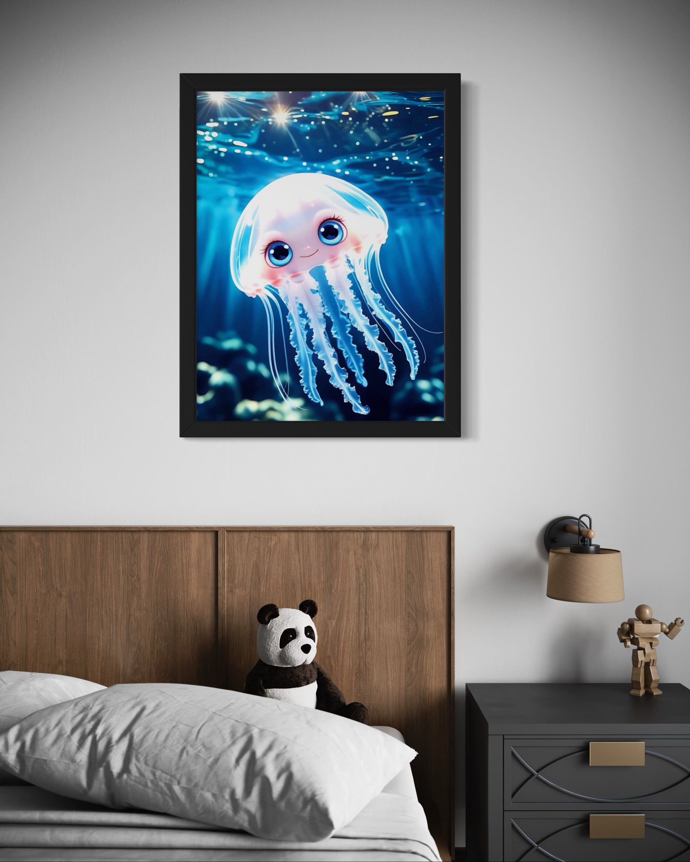 The Happy Jellyfish Museum Print