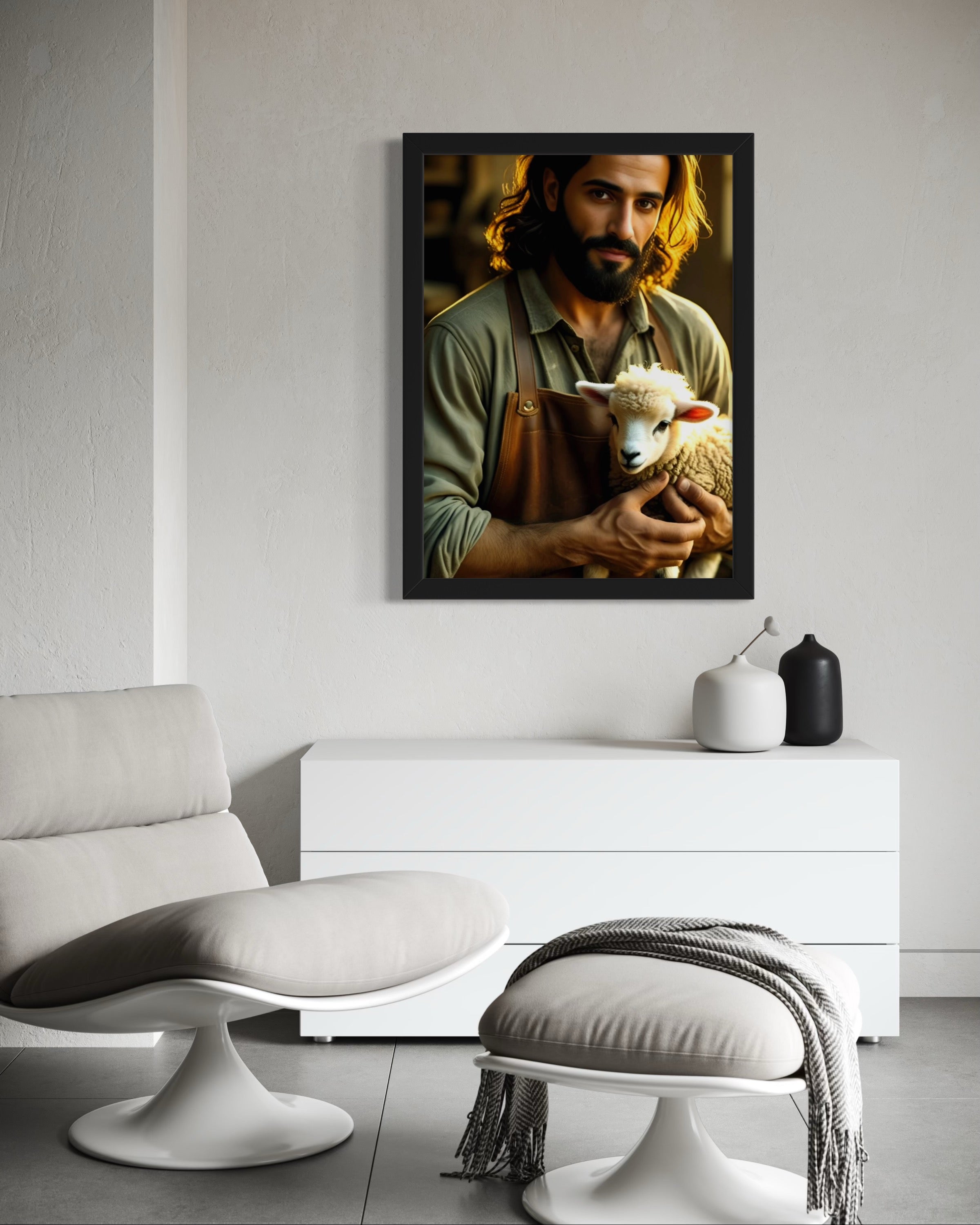 The Carpenter and the Lamb Museum Print