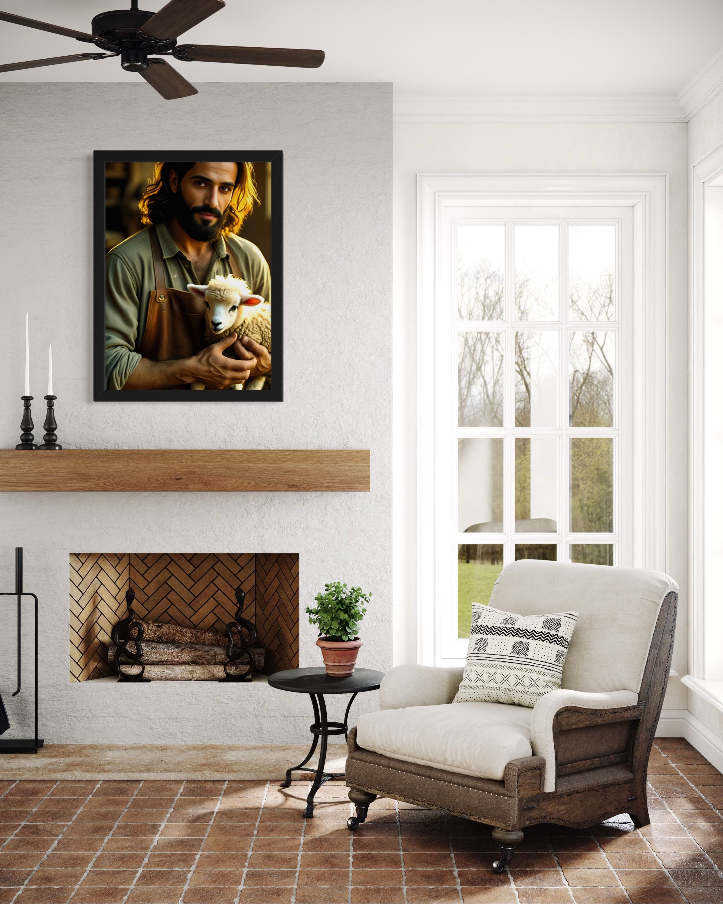 The Carpenter and the Lamb Museum Print