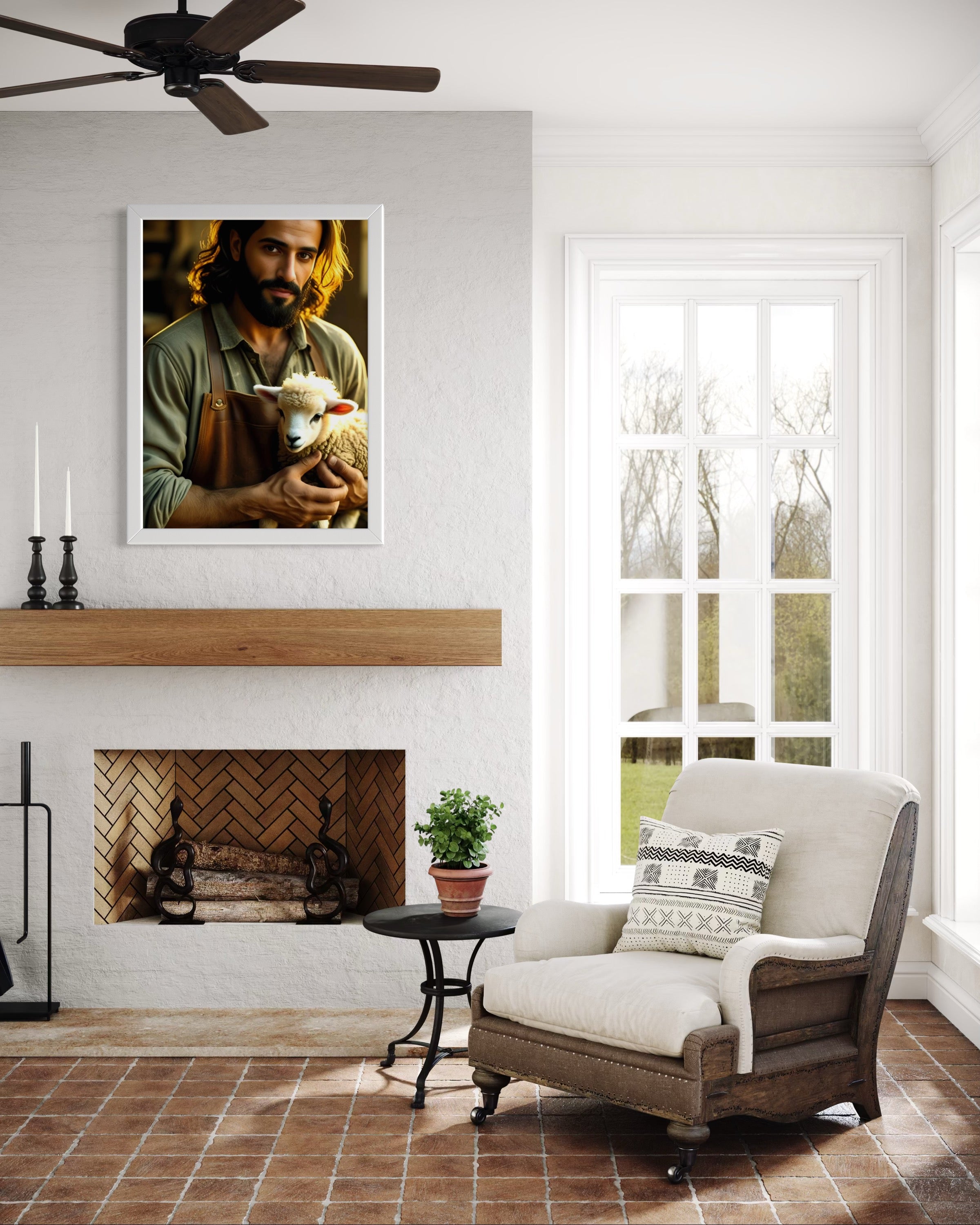 The Carpenter and the Lamb Museum Print
