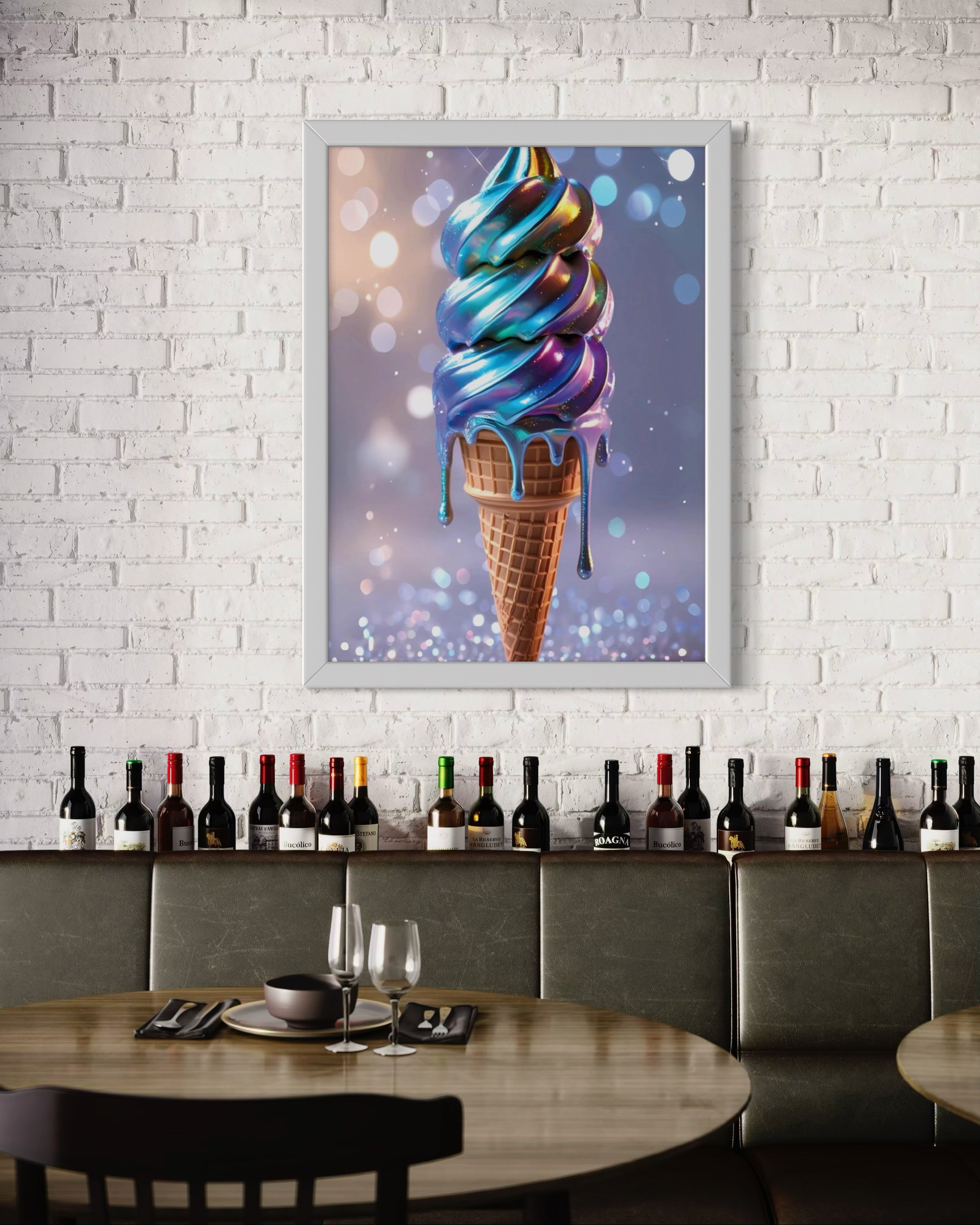 Holographic Melt Museum Print