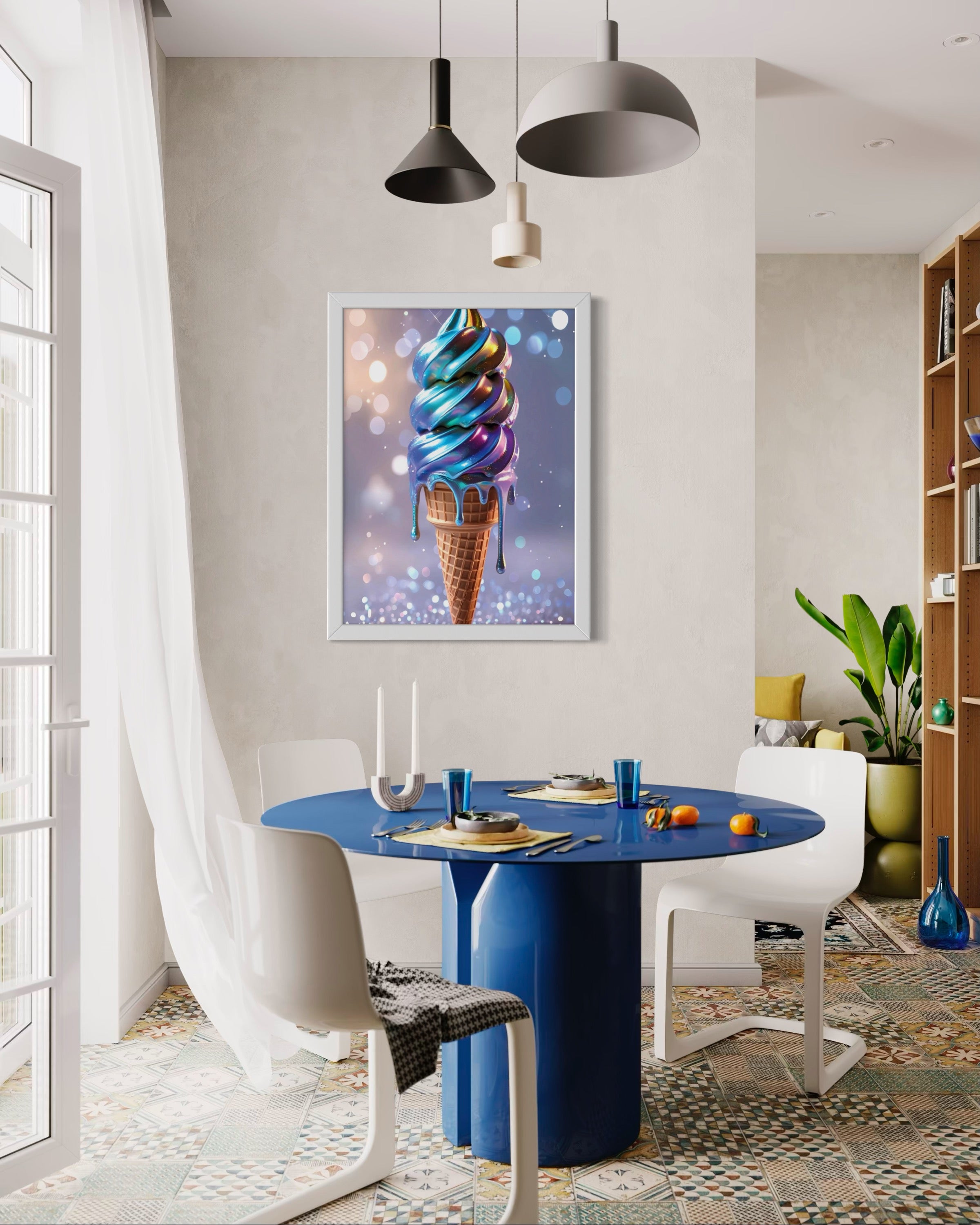 Holographic Melt Museum Print