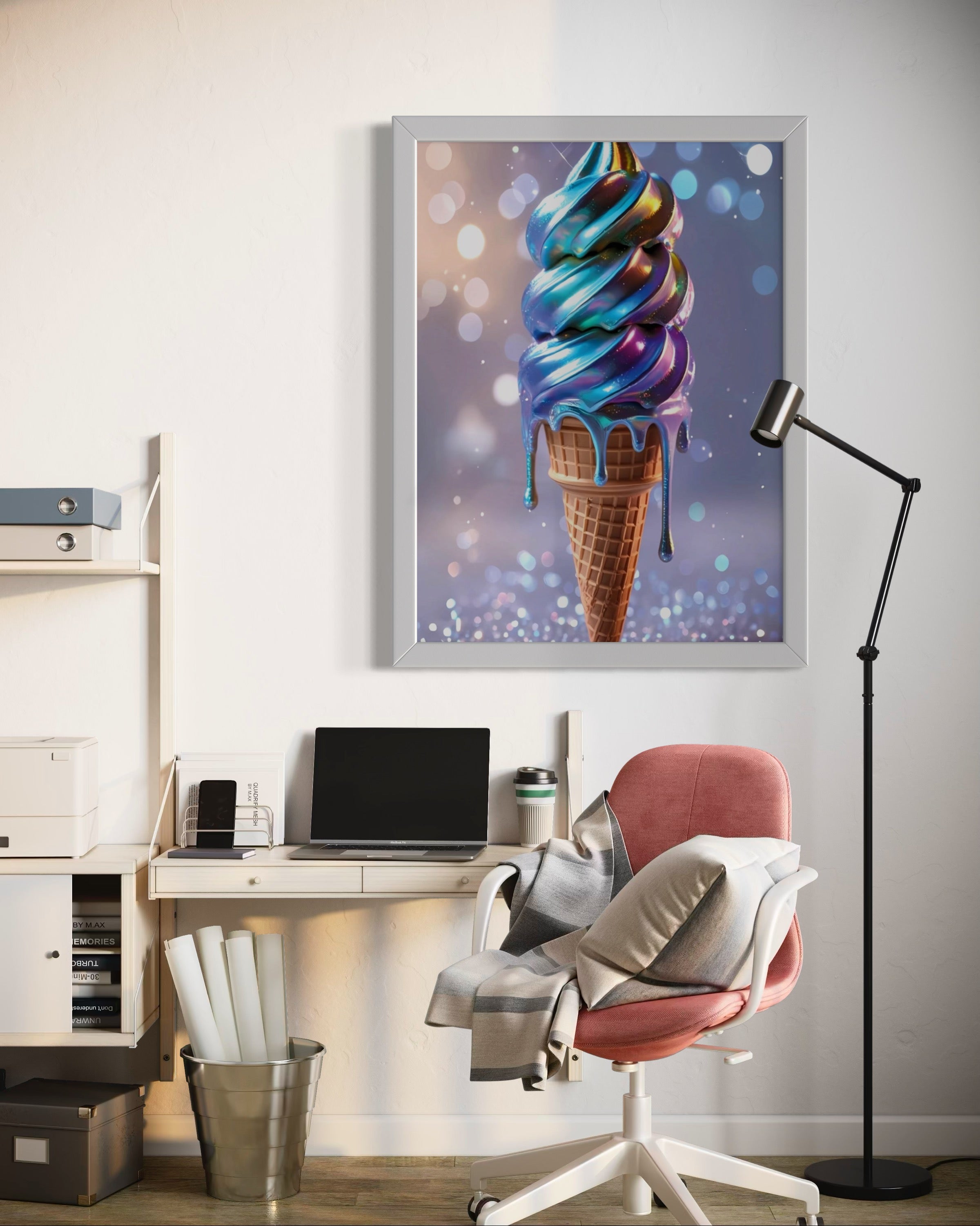 Holographic Melt Museum Print