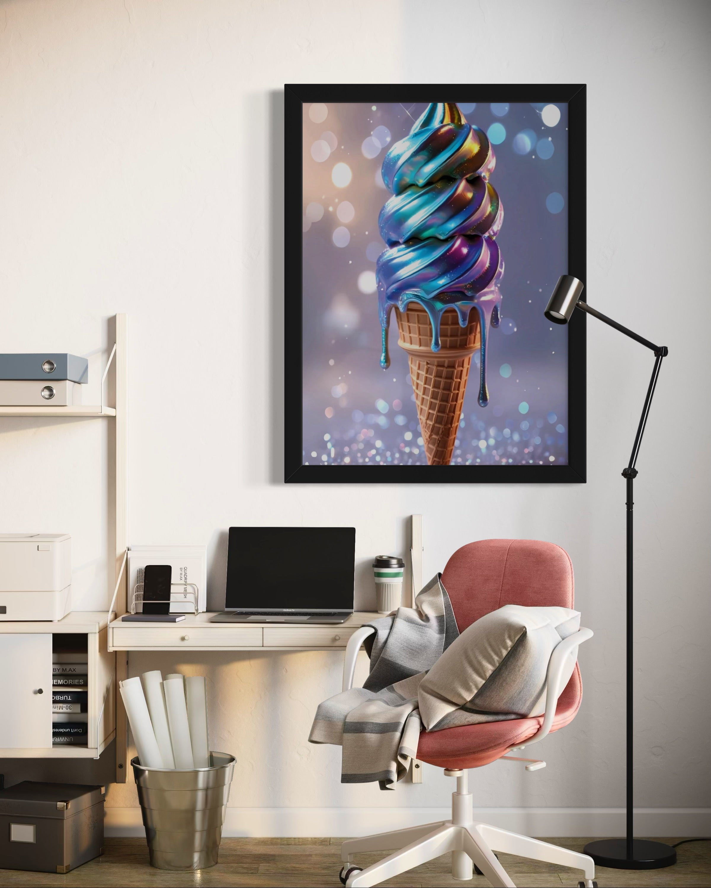 Holographic Melt Museum Print