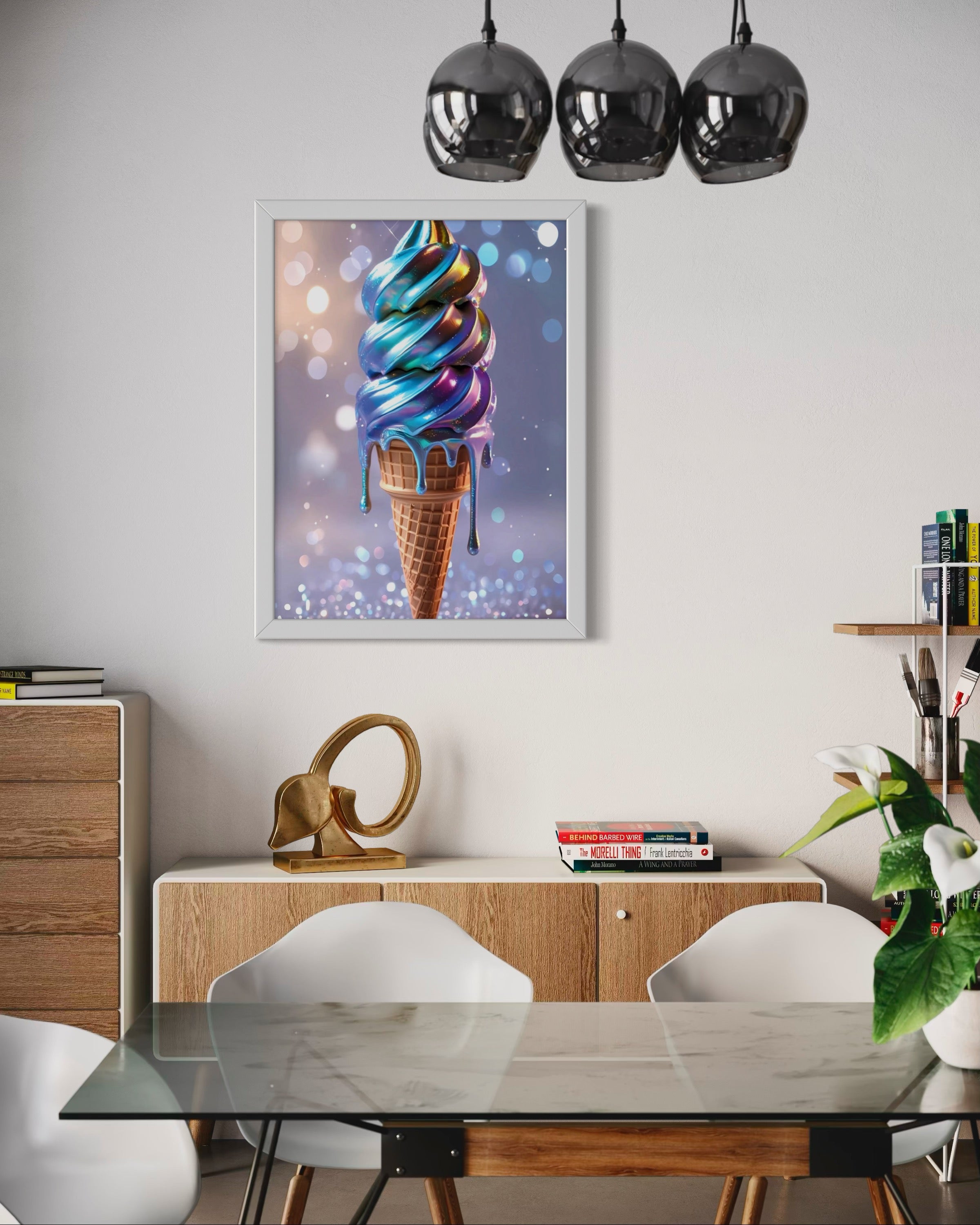 Holographic Melt Museum Print