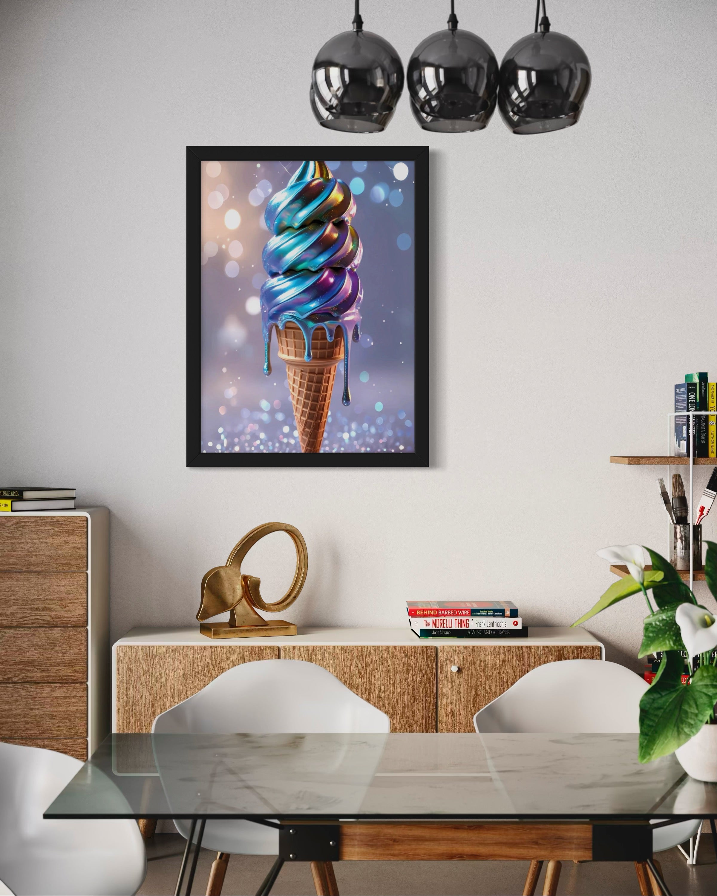 Holographic Melt Museum Print