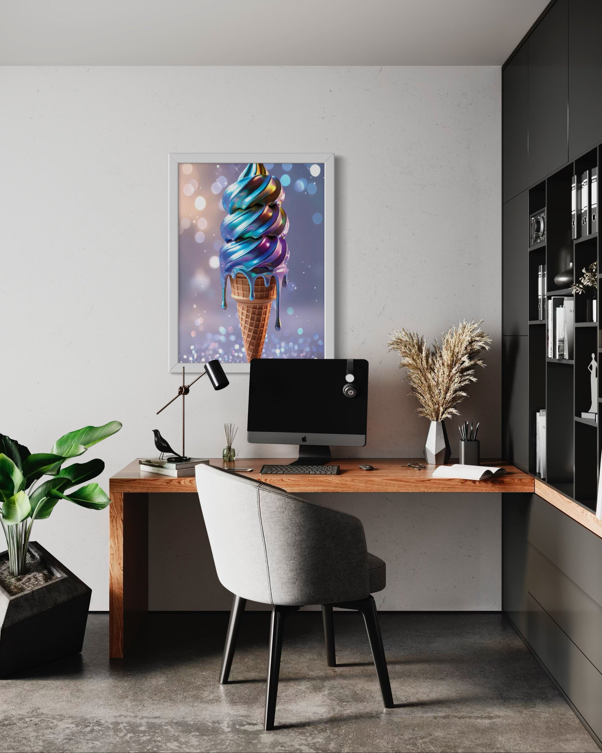 Holographic Melt Museum Print