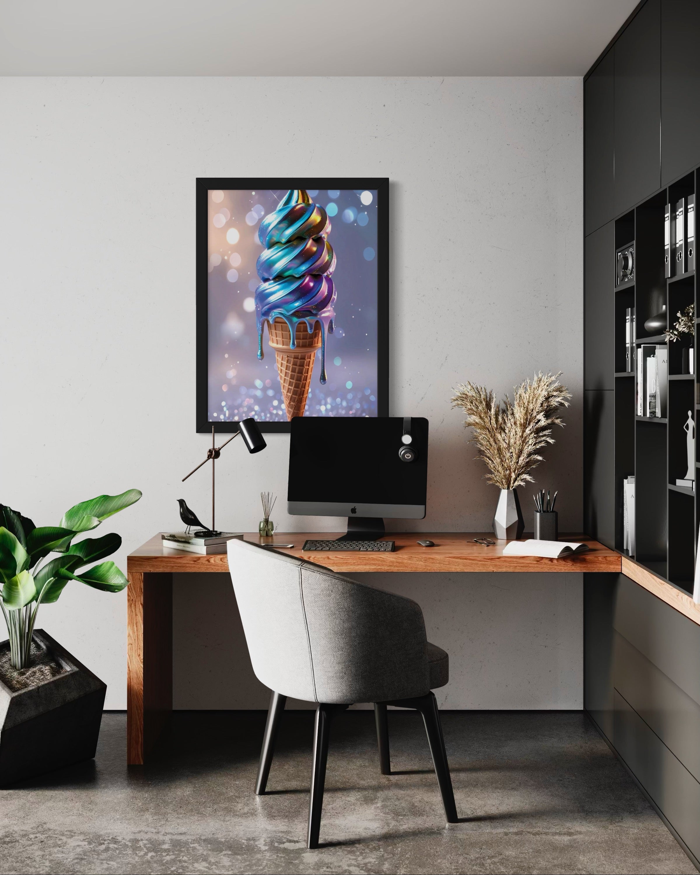 Holographic Melt Museum Print