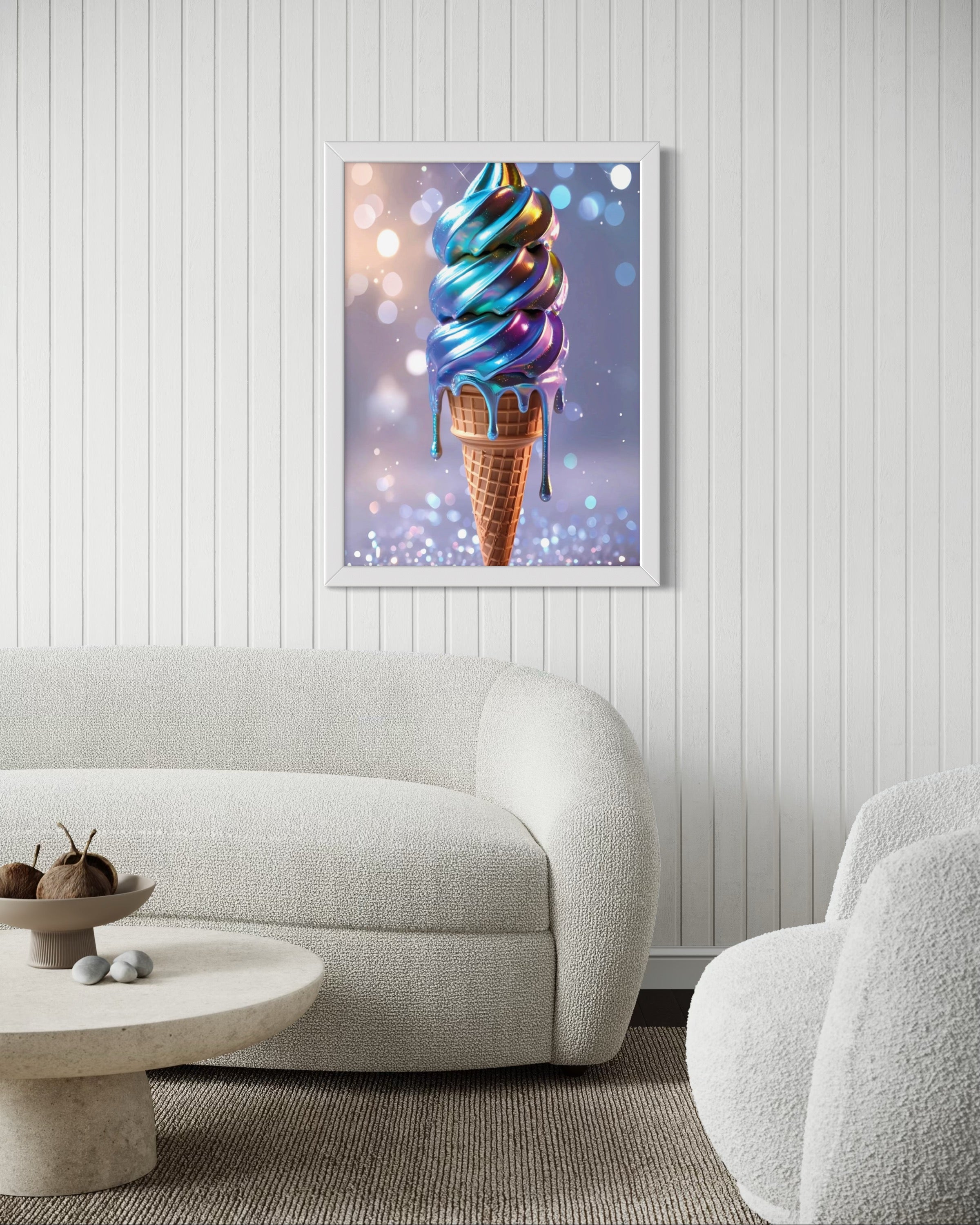 Holographic Melt Museum Print