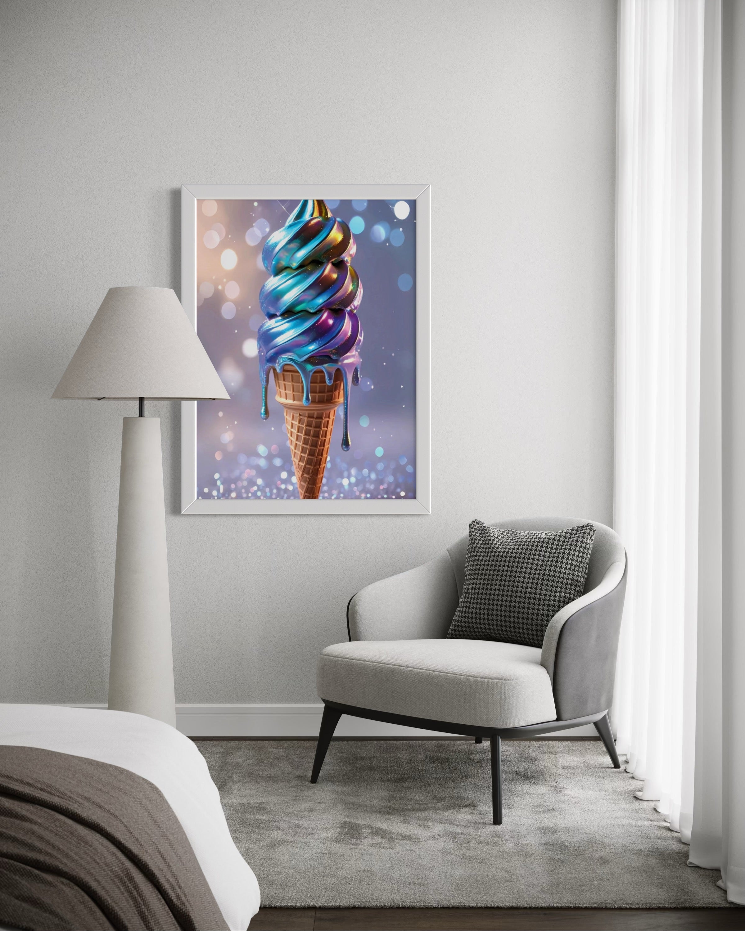 Holographic Melt Museum Print