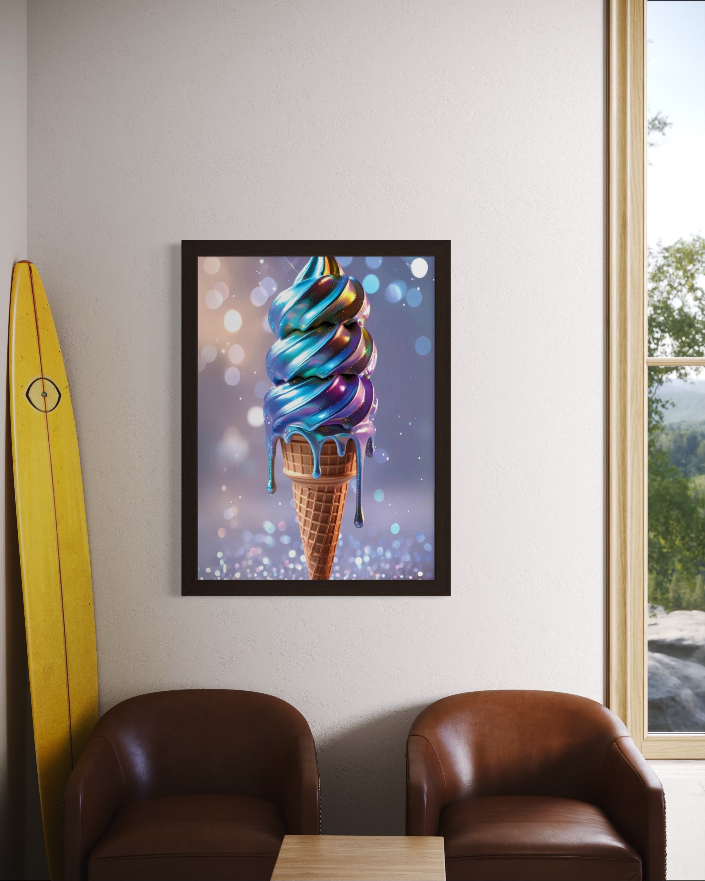 Holographic Melt Museum Print