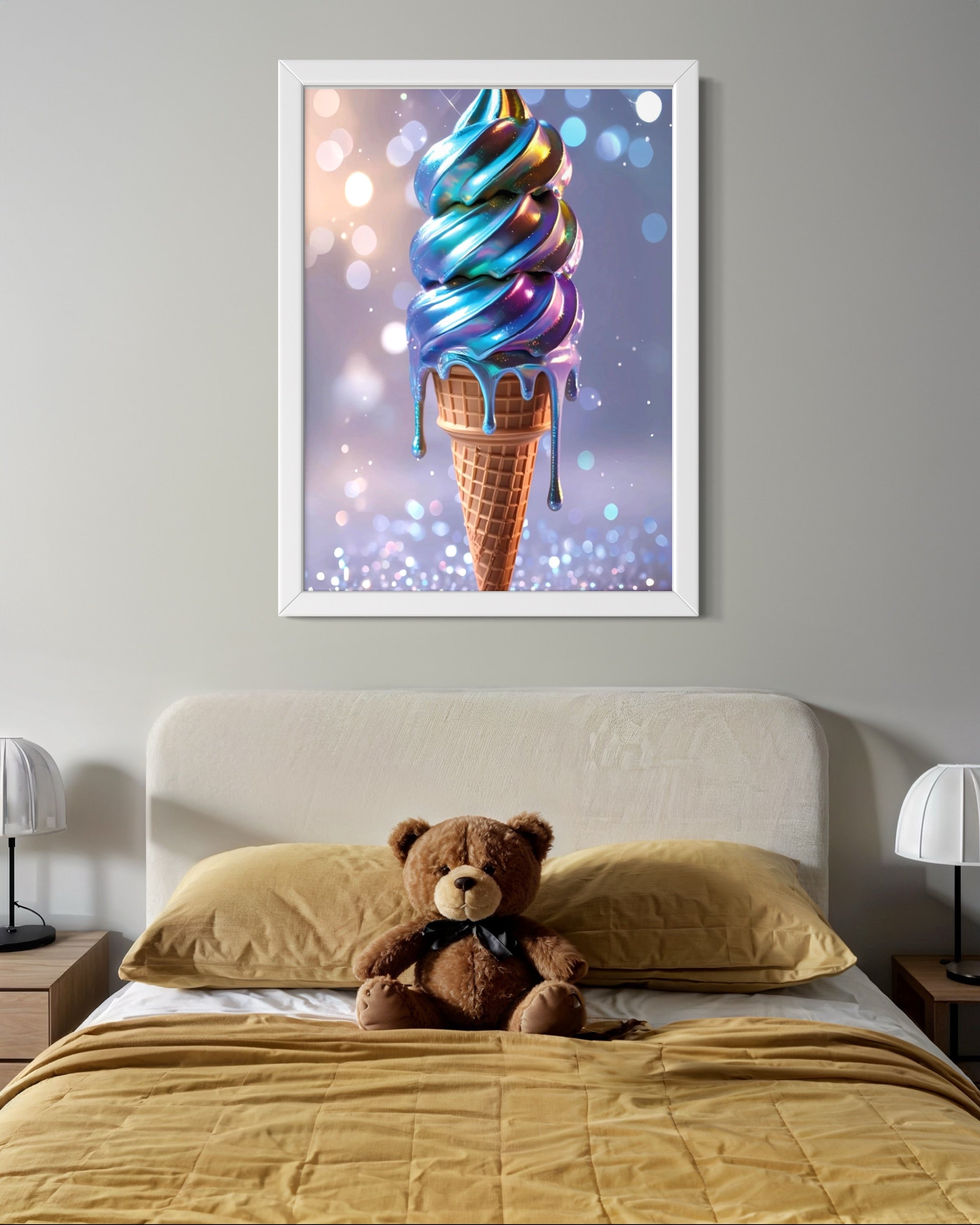 Holographic Melt Museum Print