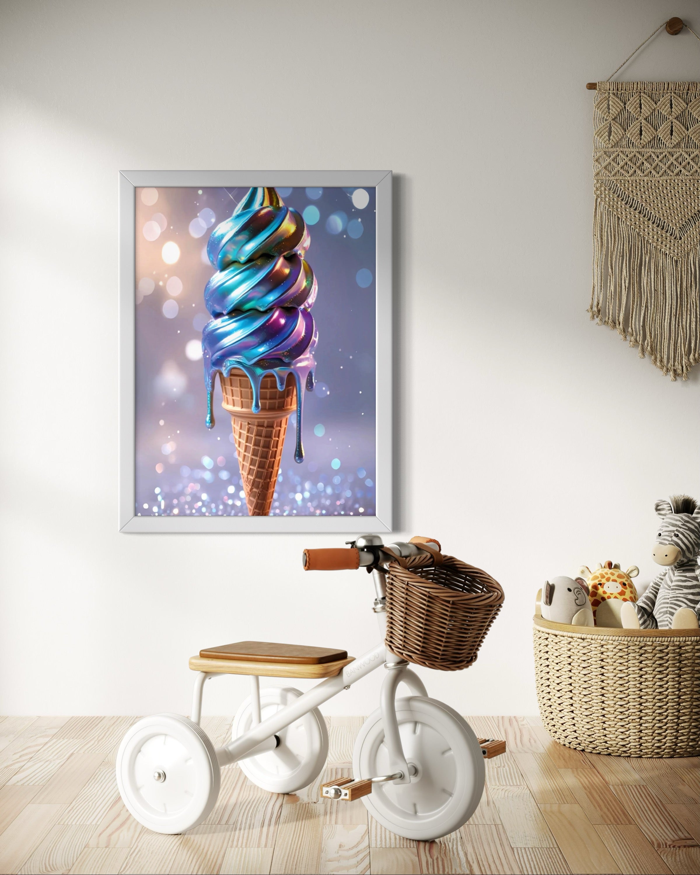 Holographic Melt Museum Print