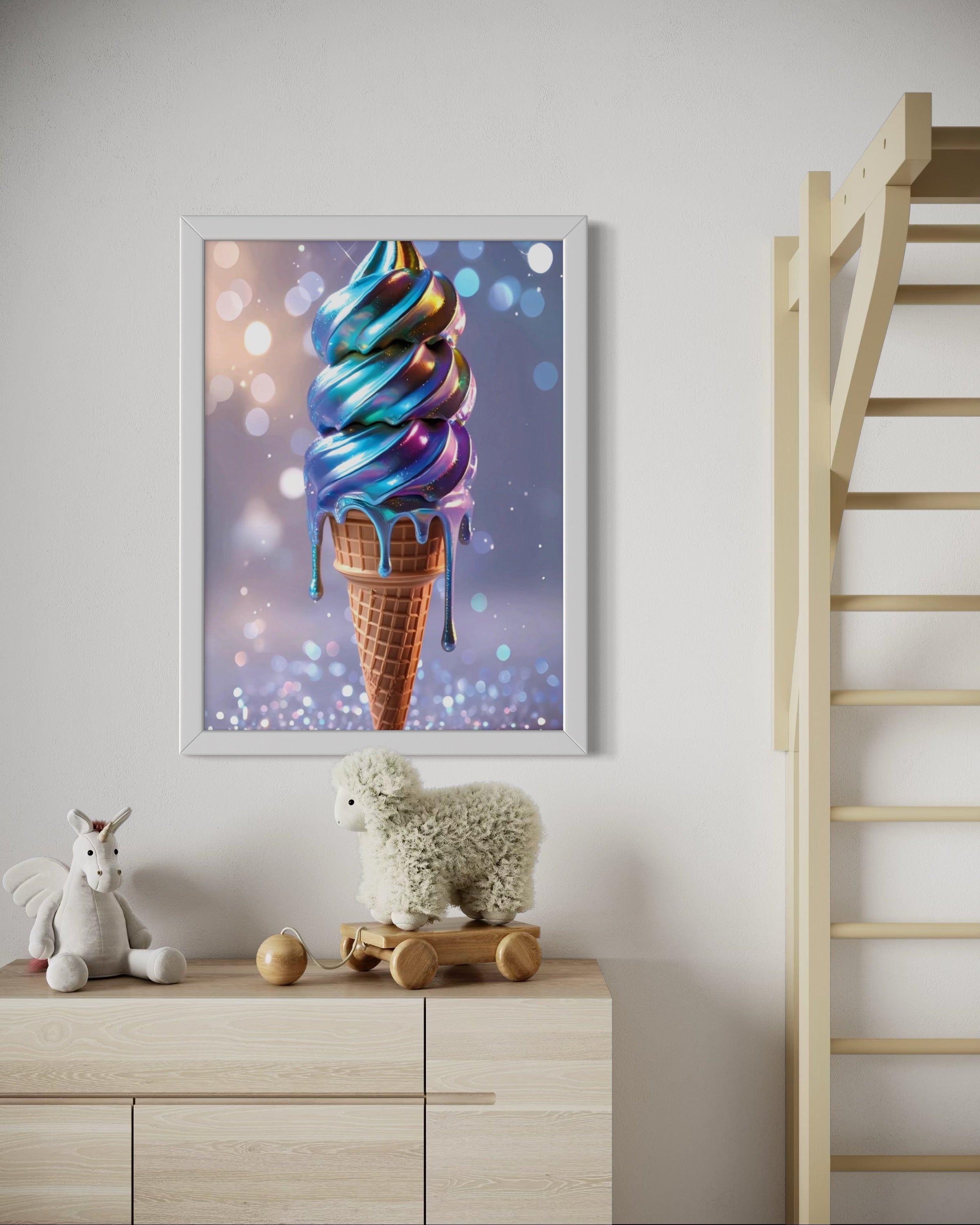 Holographic Melt Museum Print
