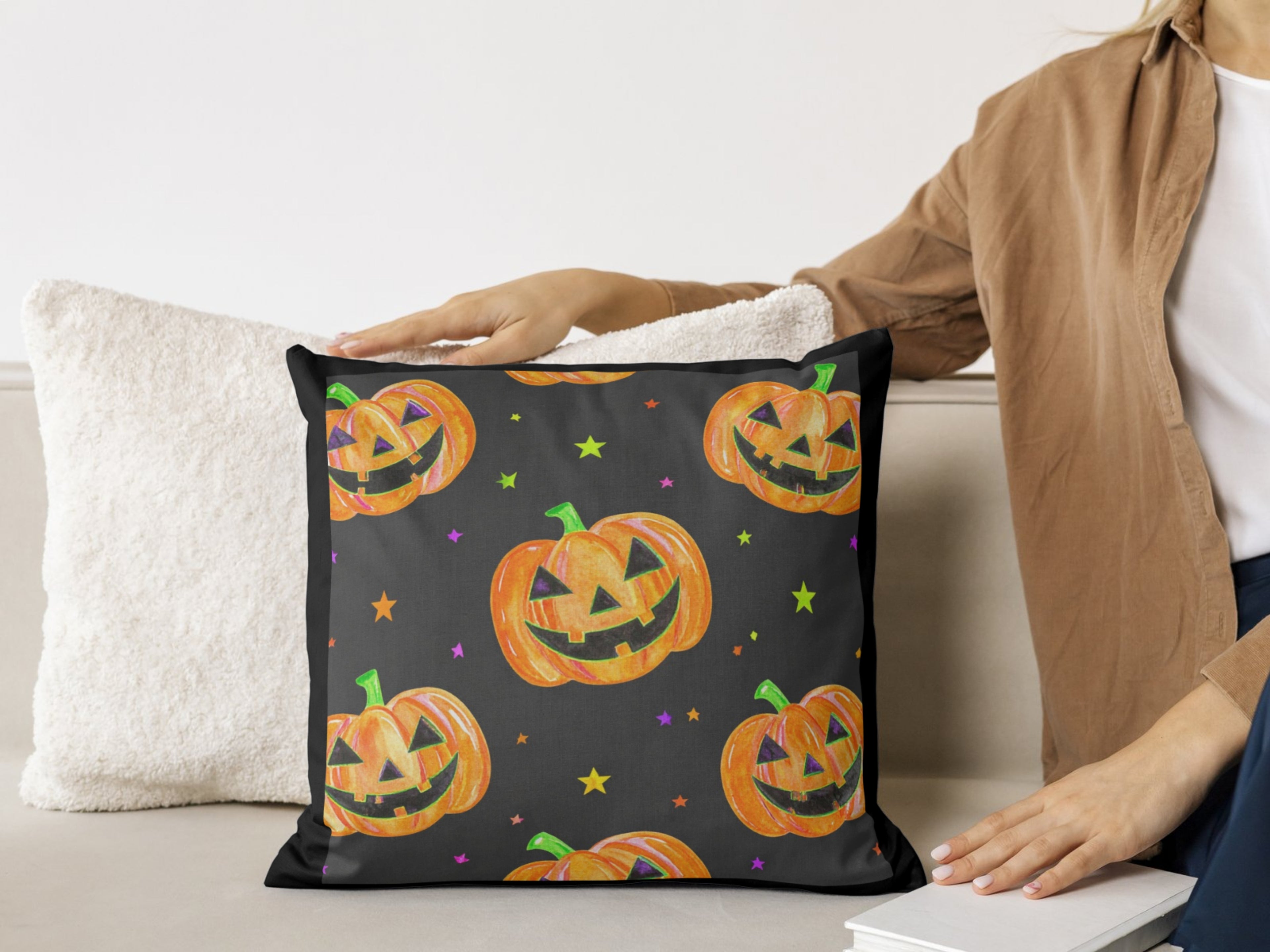 Jack O Lanterns Pillow Case